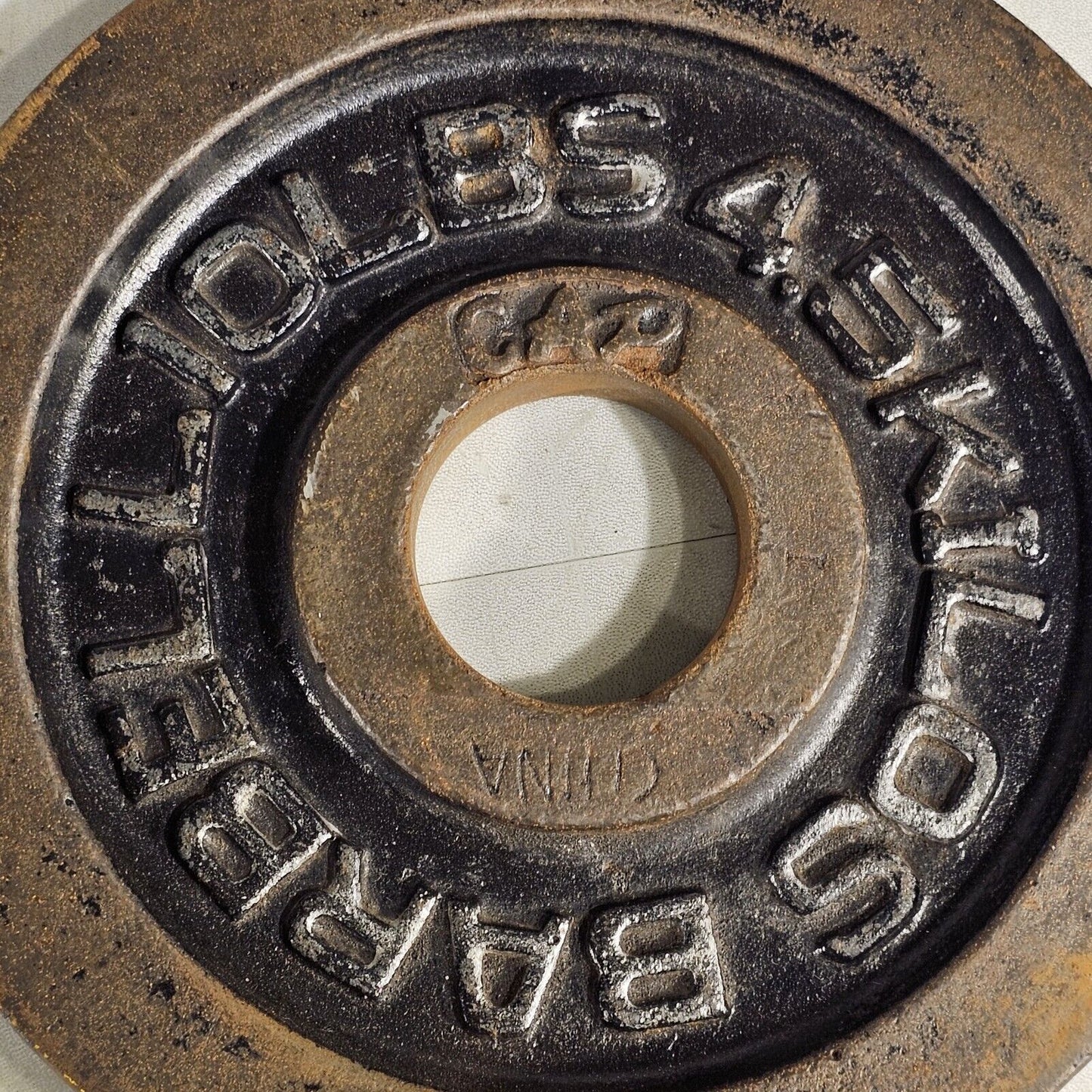 10lbs Olympic CAP Barbell 2" Cast Iron Pre 4.5 Kilos CHINA