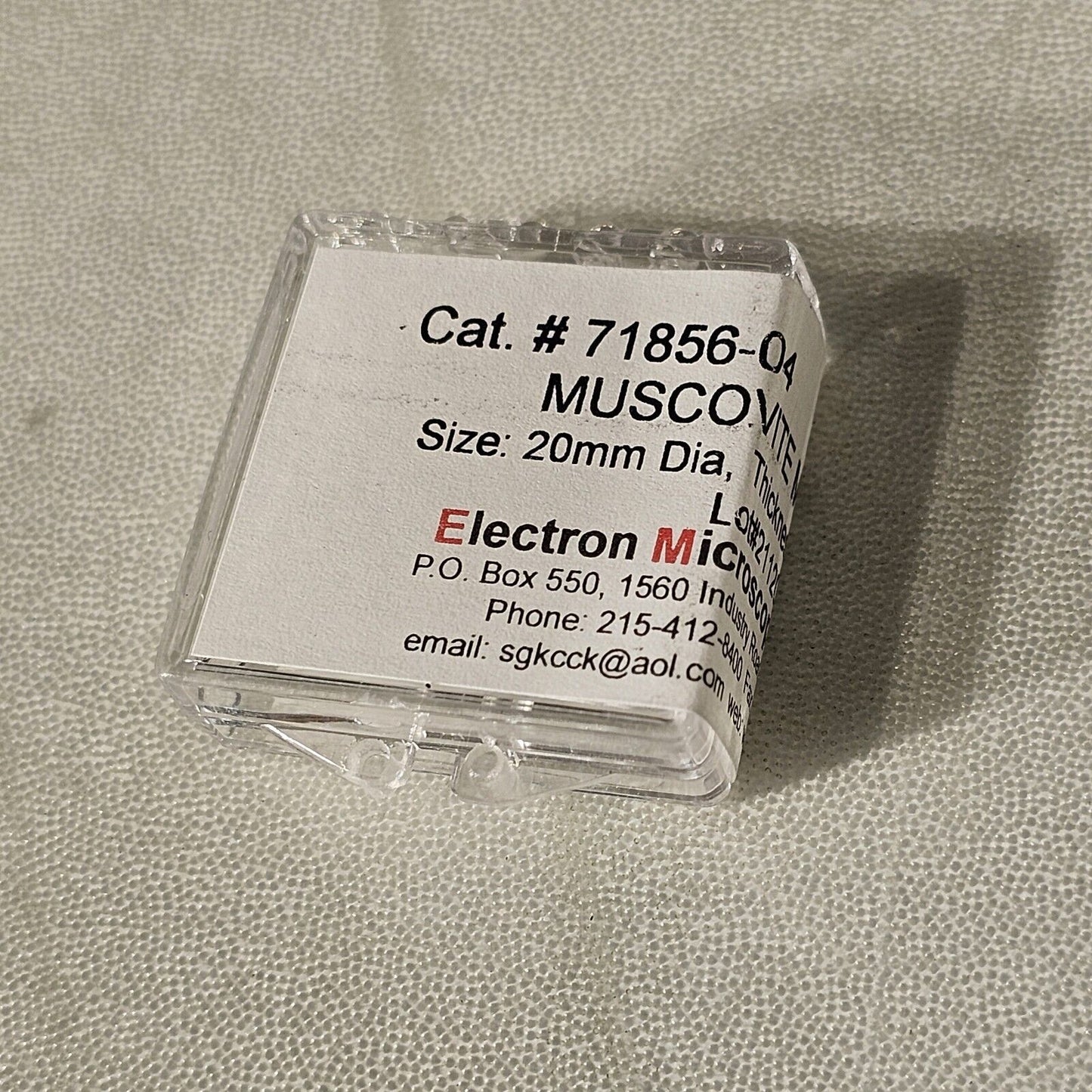 Highest Quality V1 Muscovite Mica Disk 20mm Diameter 10pack AFM SPM Calibration