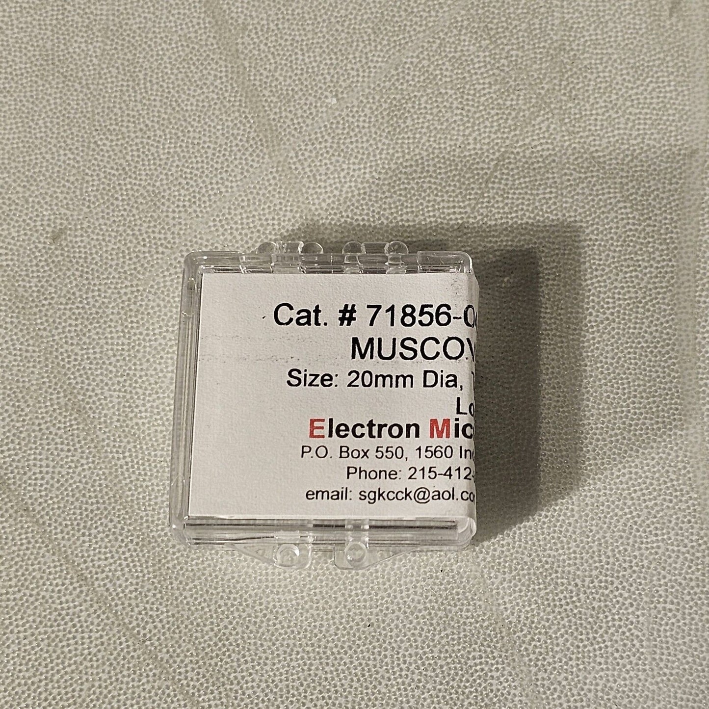 Highest Quality V1 Muscovite Mica Disk 20mm Diameter 10pack AFM SPM Calibration