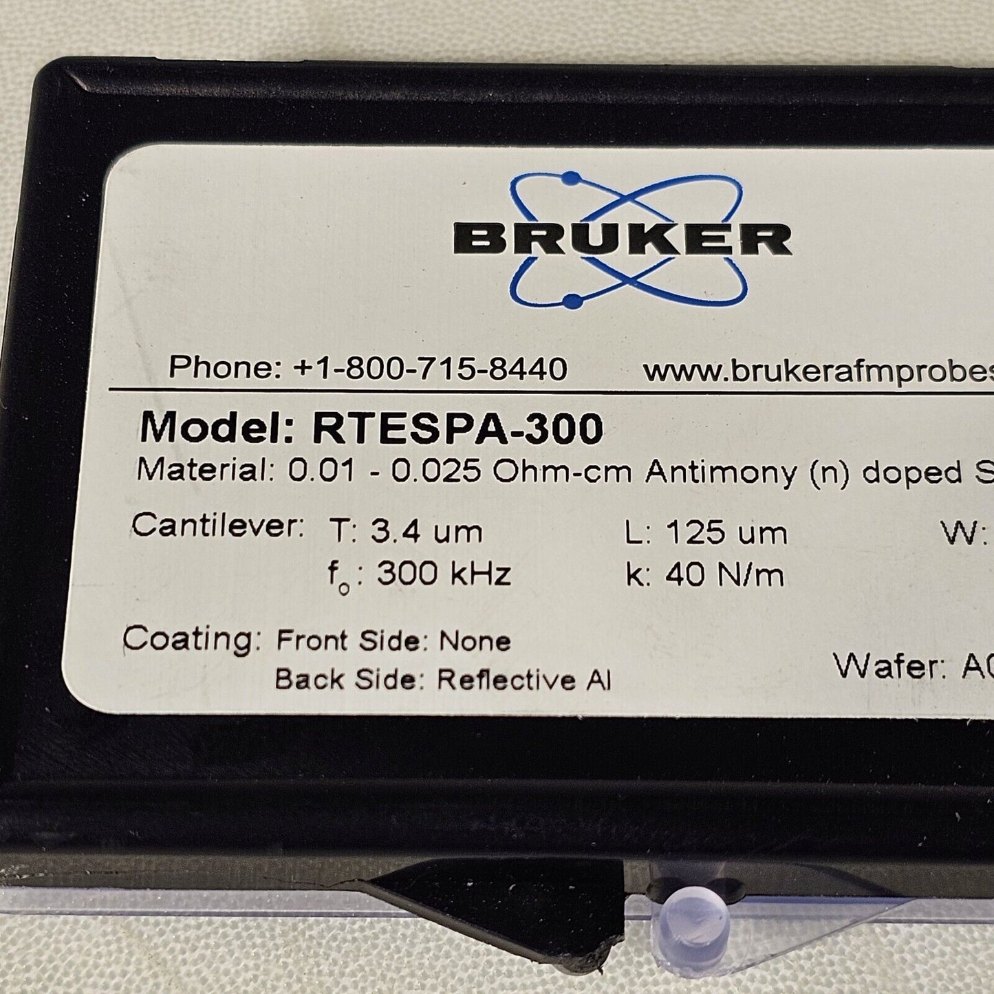Bruker AFM Probe RTESPA-300 300kHz 40N/m Box of 9 Tips Silicon Cantilevers Veeco