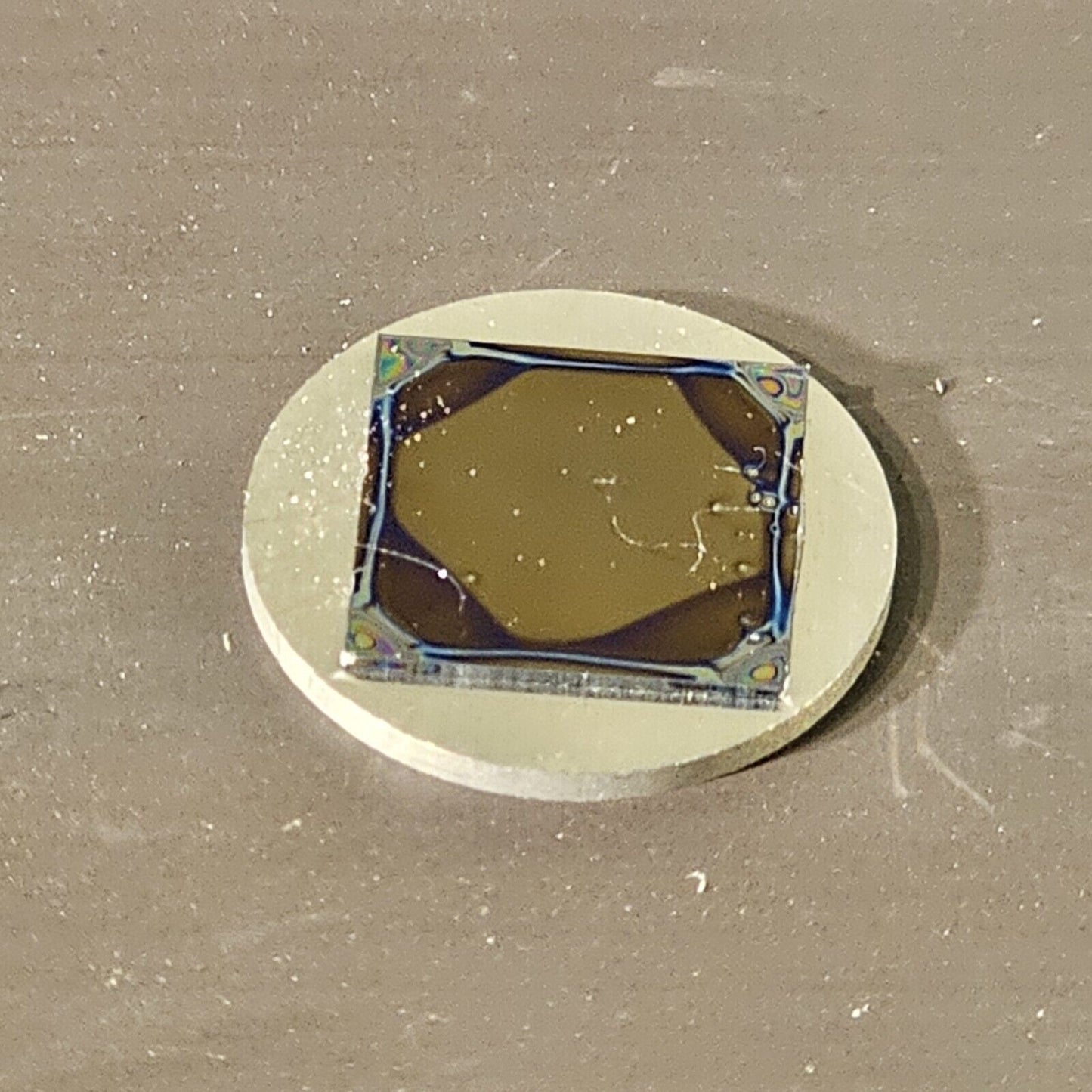 Bruker PSFILM-12M 12mm Mounted Polystyrene Film Surface AFM SPM QNM Sample Veeco