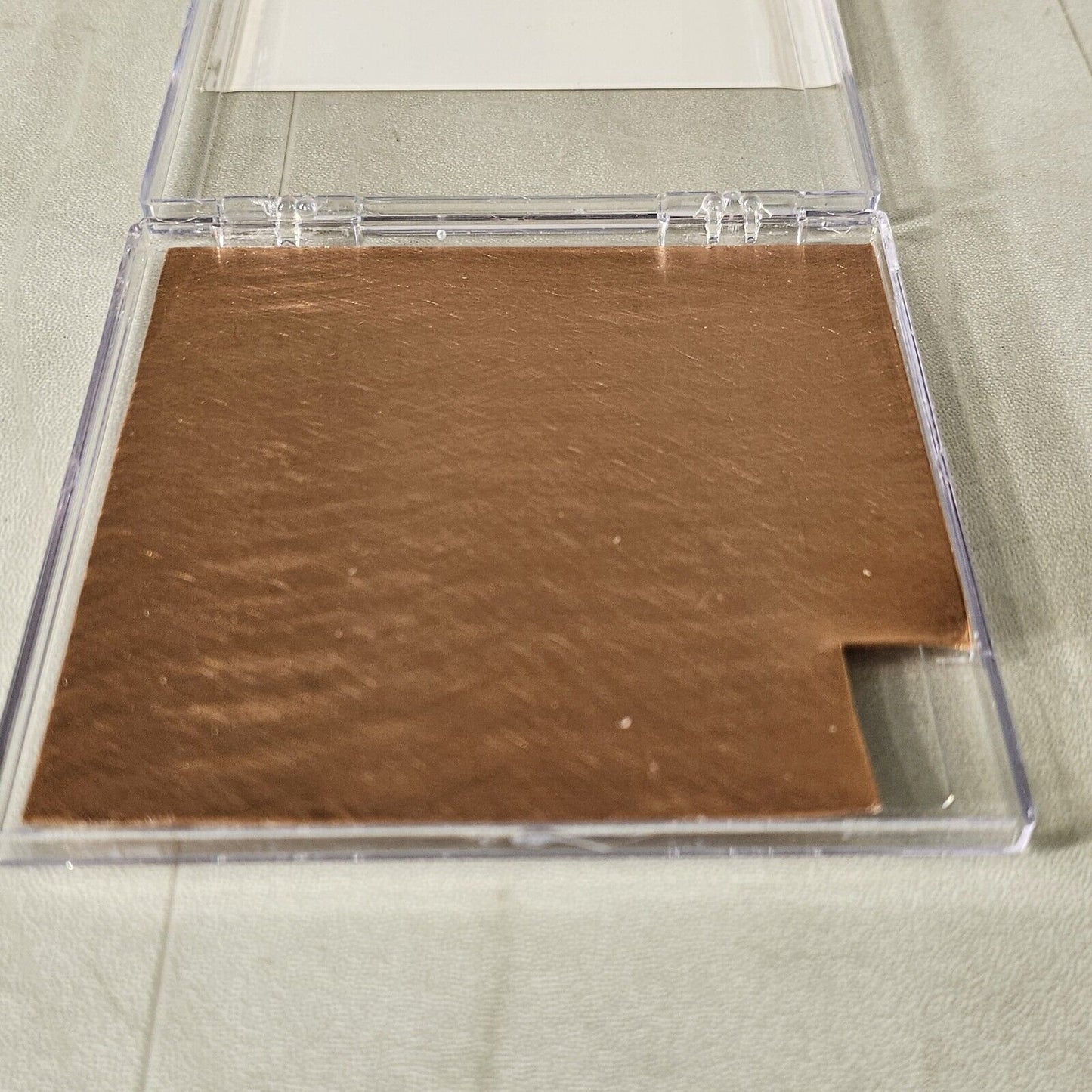 Alfa Aesar Thermo 40374 Pure Copper Foil 0.675mm Thick Annealed 99.9% 20cm Sq