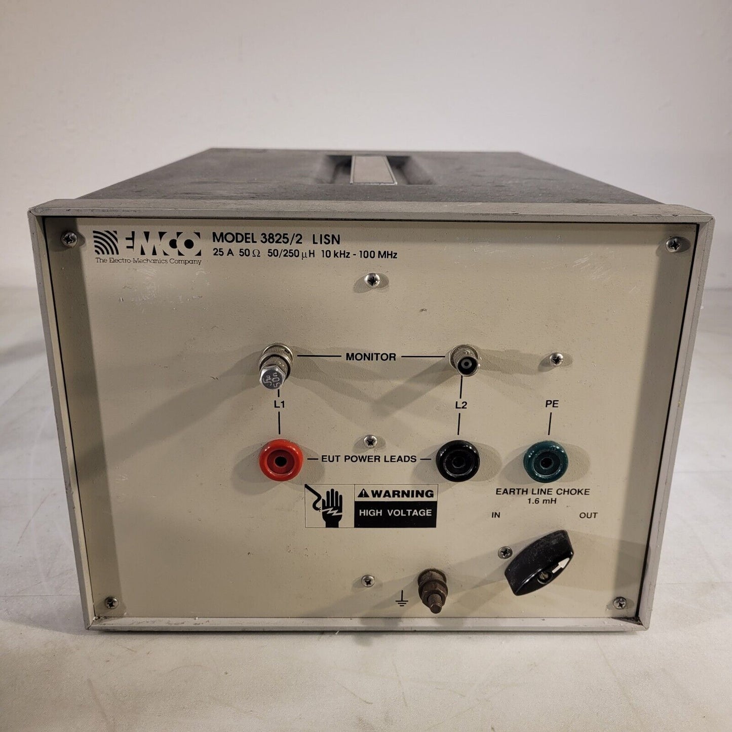 EMCO 3825/2 Line LISN Impedance Stabilization Network