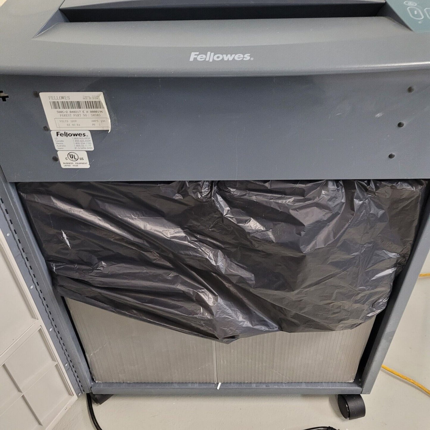 Fellowes 380C-2 Power Shred Strip Cross Cut Shredder 16-Sheet 38385