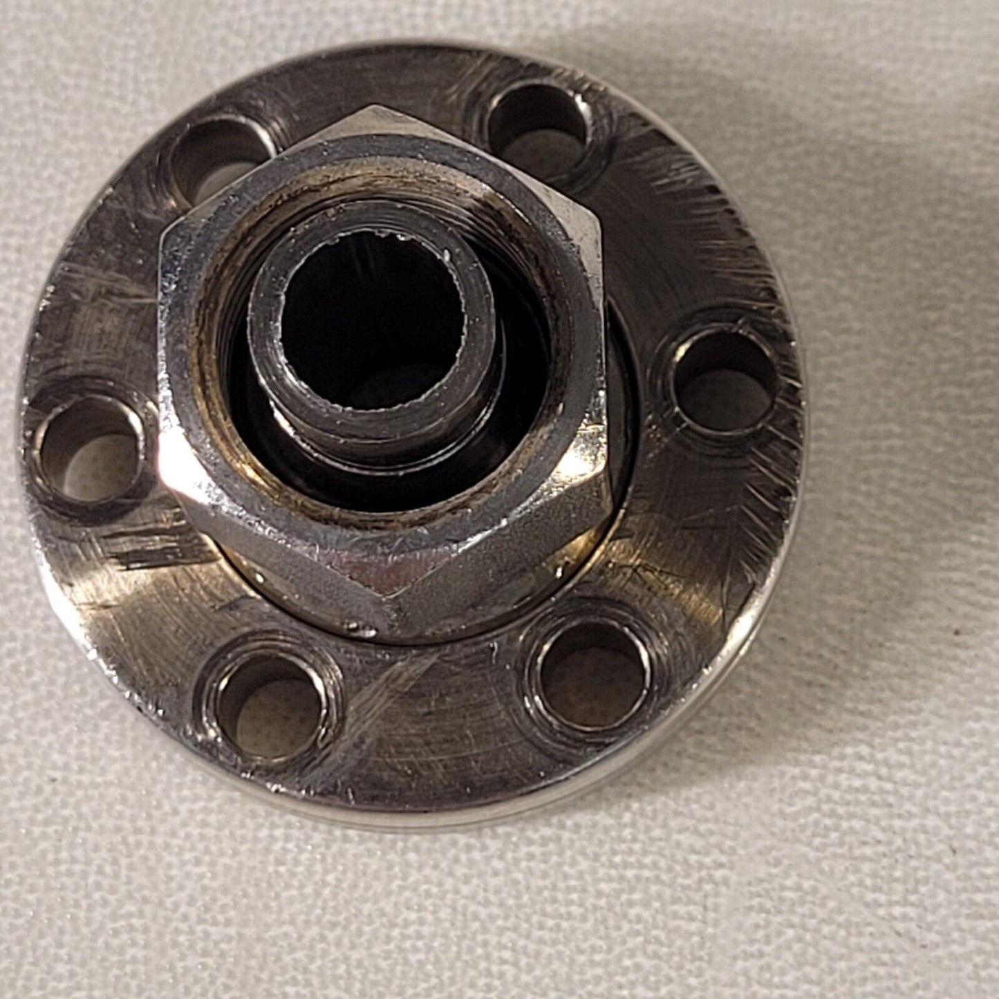 Huntington 3/8" Swagelok To 1.33 Rotatable Conflat CF DN16CF Adapter High Vacuum