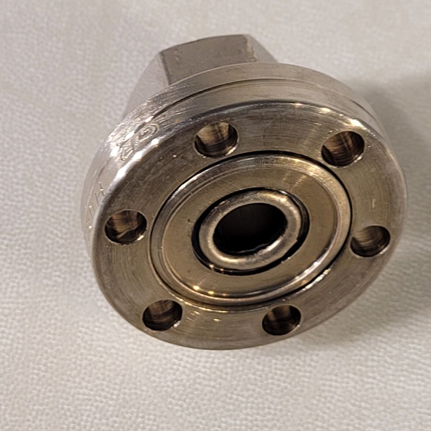 Huntington 3/8" Swagelok To 1.33 Rotatable Conflat CF DN16CF Adapter High Vacuum