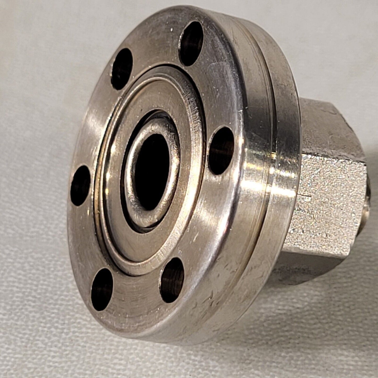 Huntington 3/8" Swagelok To 1.33 Rotatable Conflat CF DN16CF Adapter High Vacuum