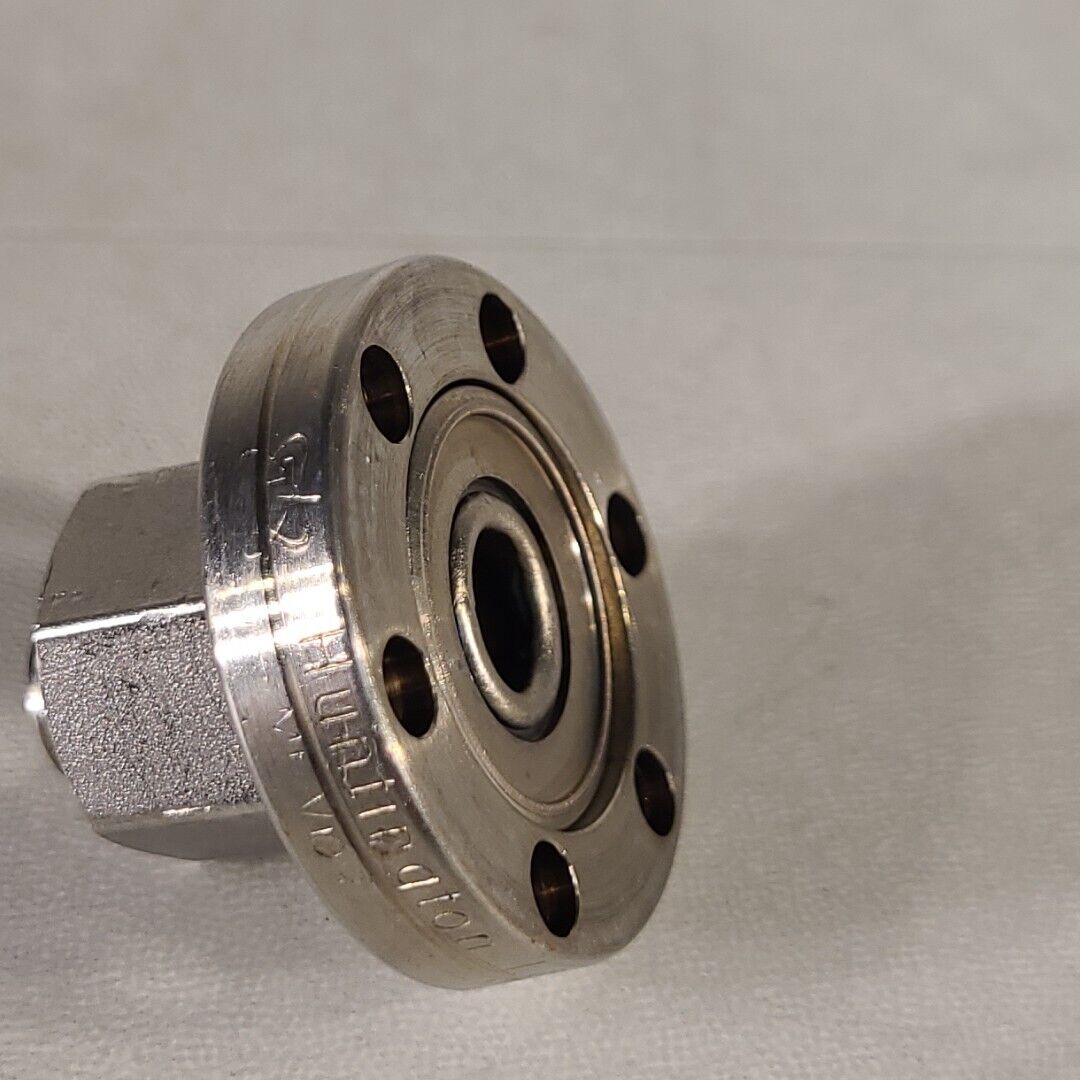 Huntington 3/8" Swagelok To 1.33 Rotatable Conflat CF DN16CF Adapter High Vacuum