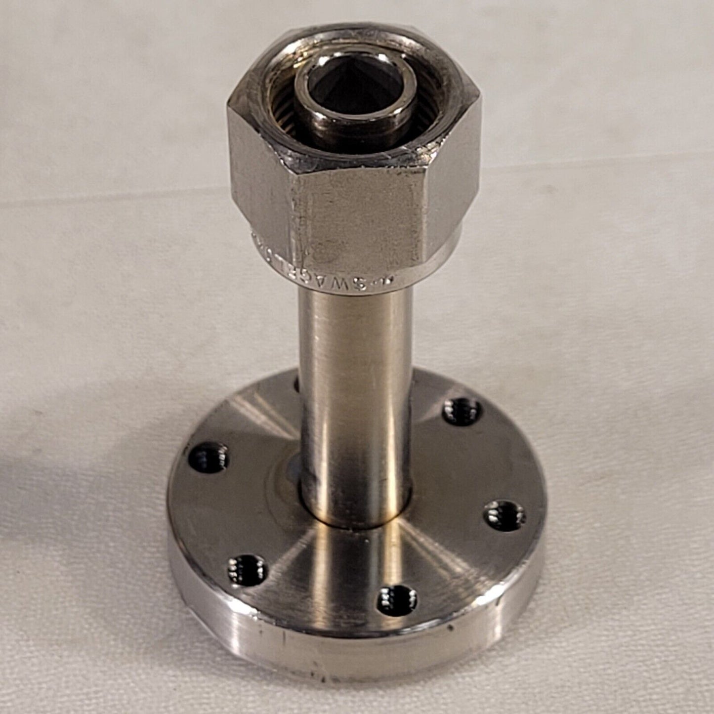 3/8" Swagelok To 1.33 CF Conflat DN16CF Adapter High Vacuum Stainless Steel
