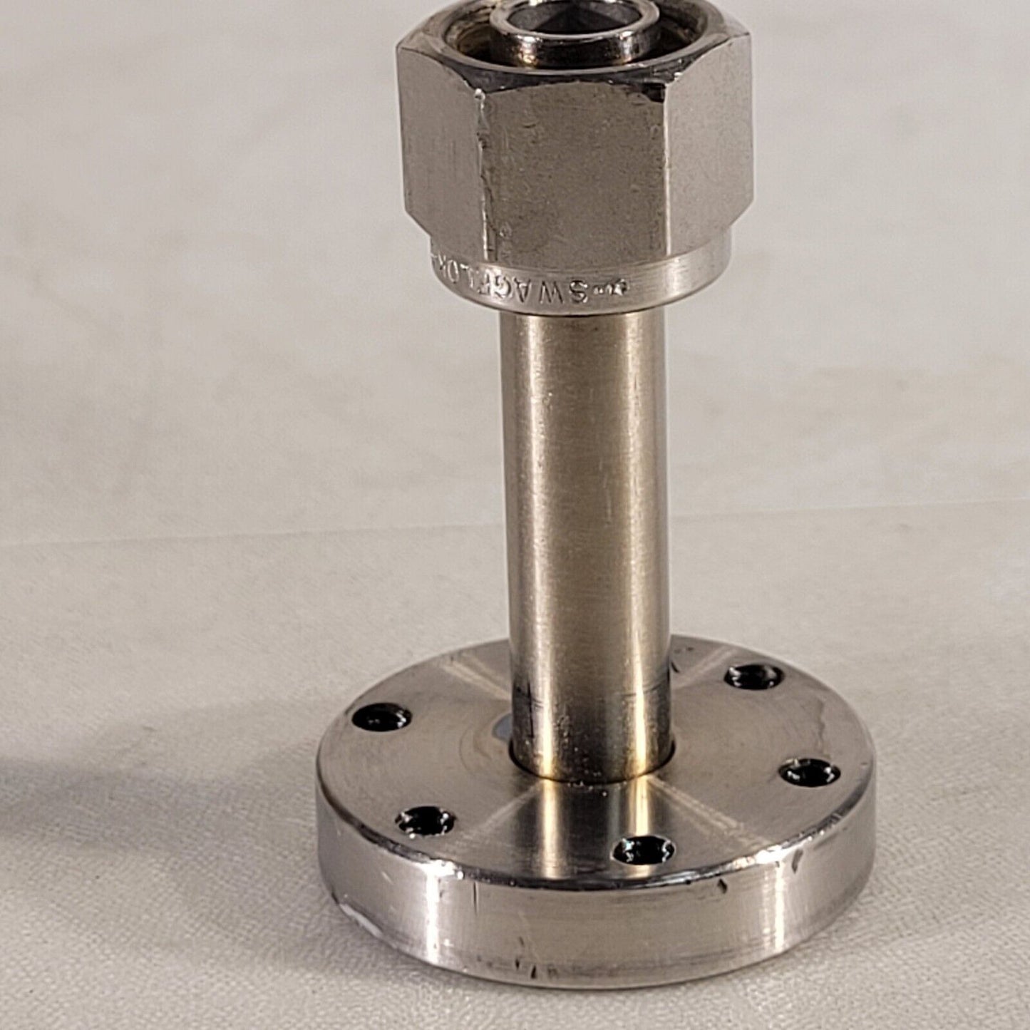 3/8" Swagelok To 1.33 CF Conflat DN16CF Adapter High Vacuum Stainless Steel