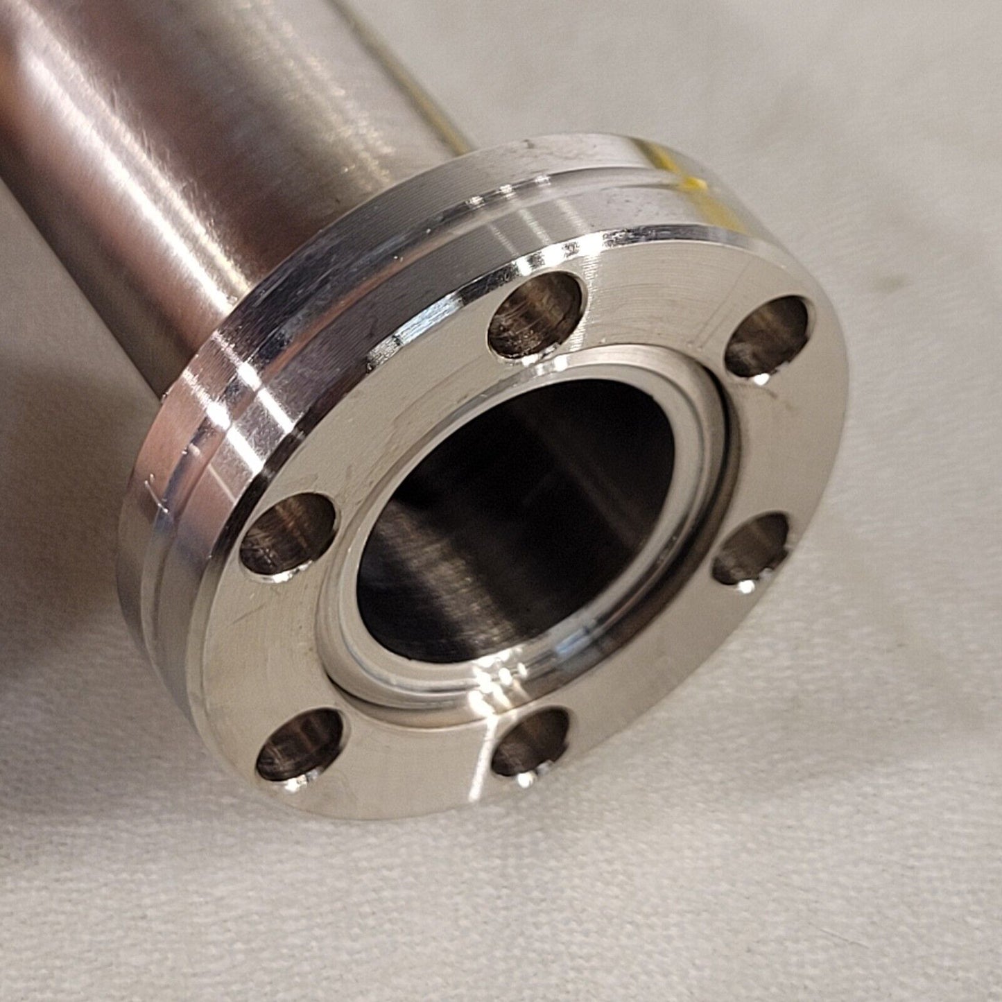 1.33" Conflat Full Nipple DN16CF CF High Vacuum One Rotatable, Fixed 3" Length