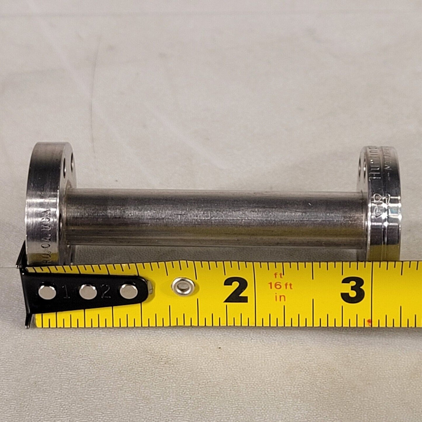 MDC 1.33" CF Conflat Full Nipple DN16CF Ultra High Vacuum 3.25" Length SS