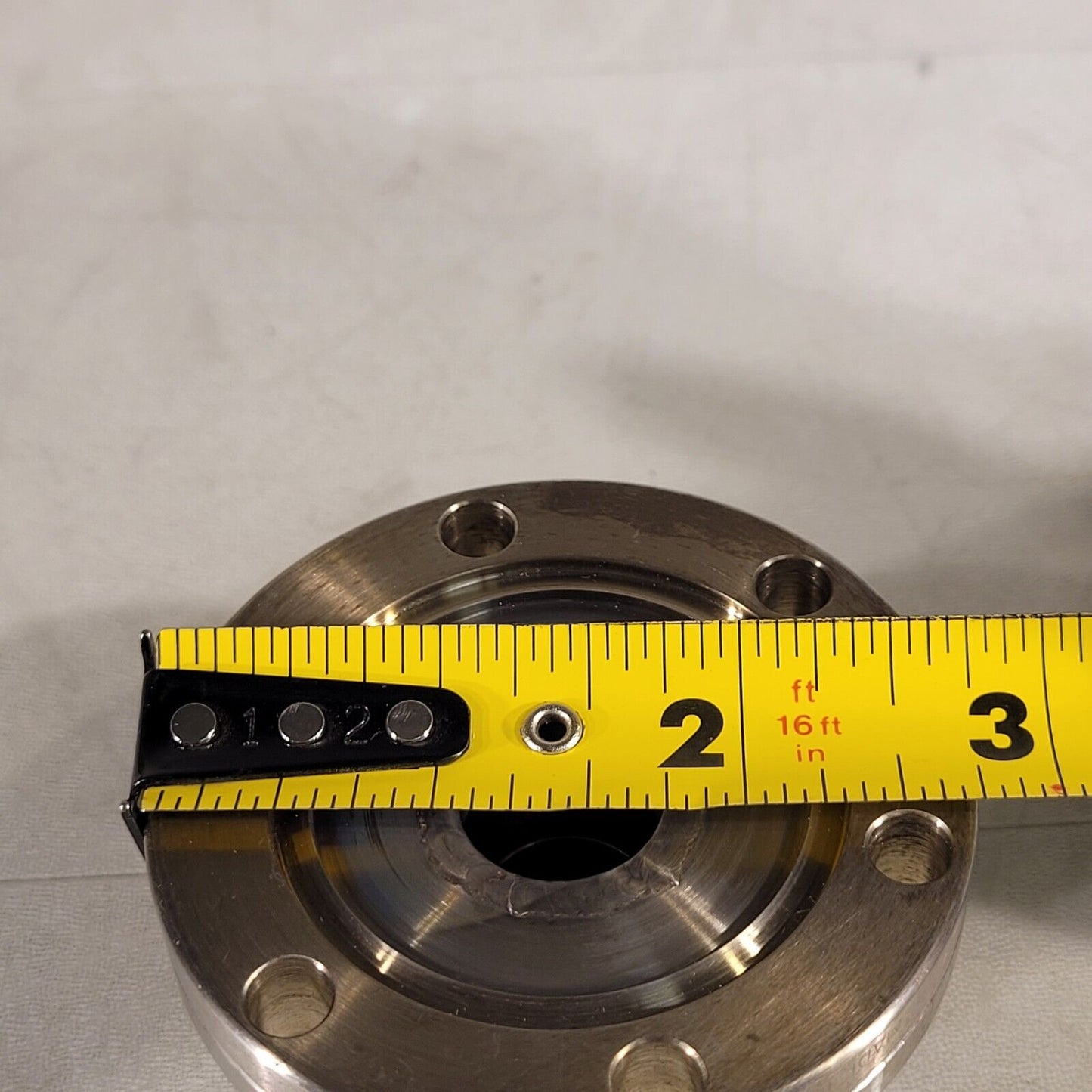 Huntington 1.33" CF DN16CF To 2.75" Conflat Adapter High Vacuum Nipple SS