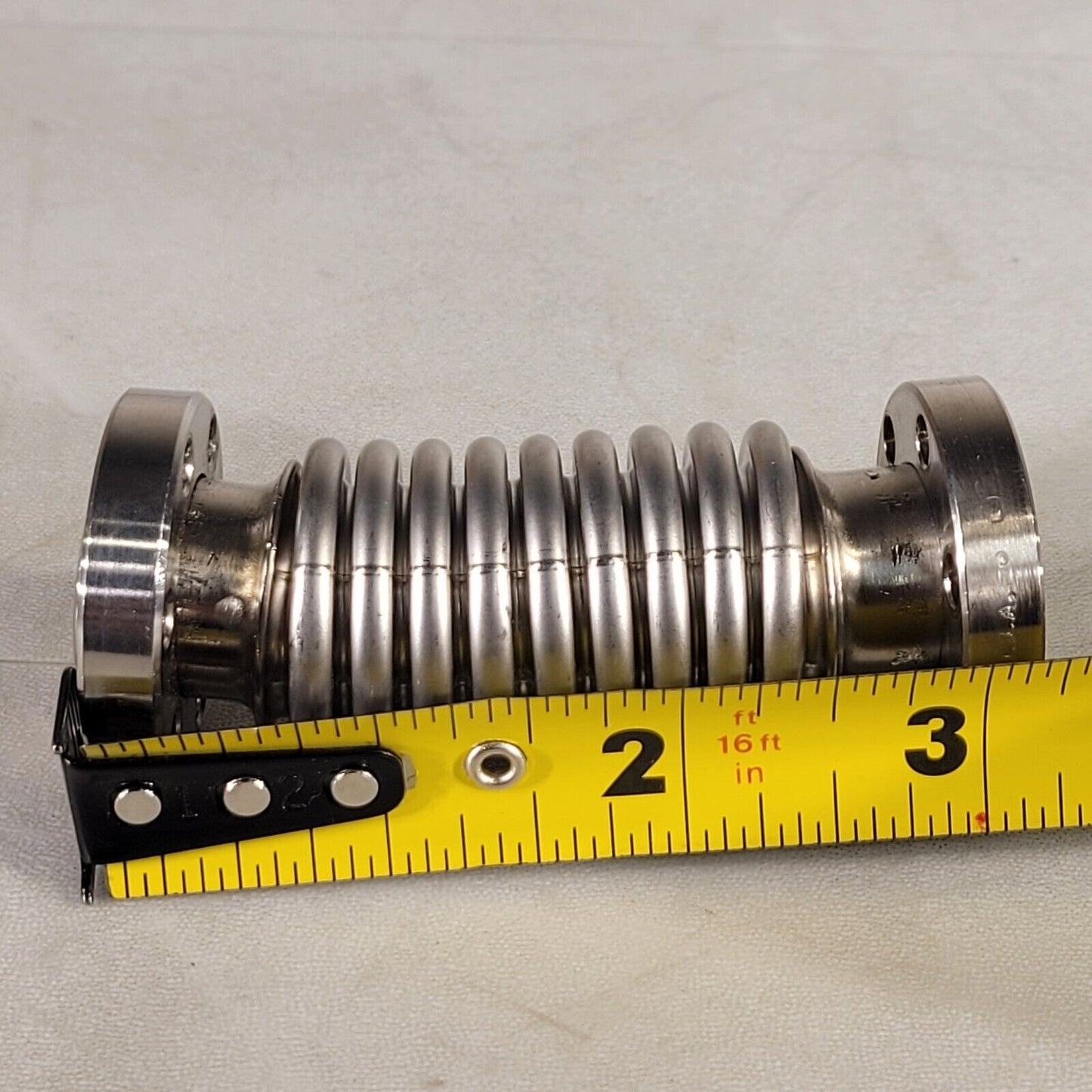 Kinfe Edge Damaged ESR 1.33" Rotatable To Fixed Bellows Nipple 3.25" Length