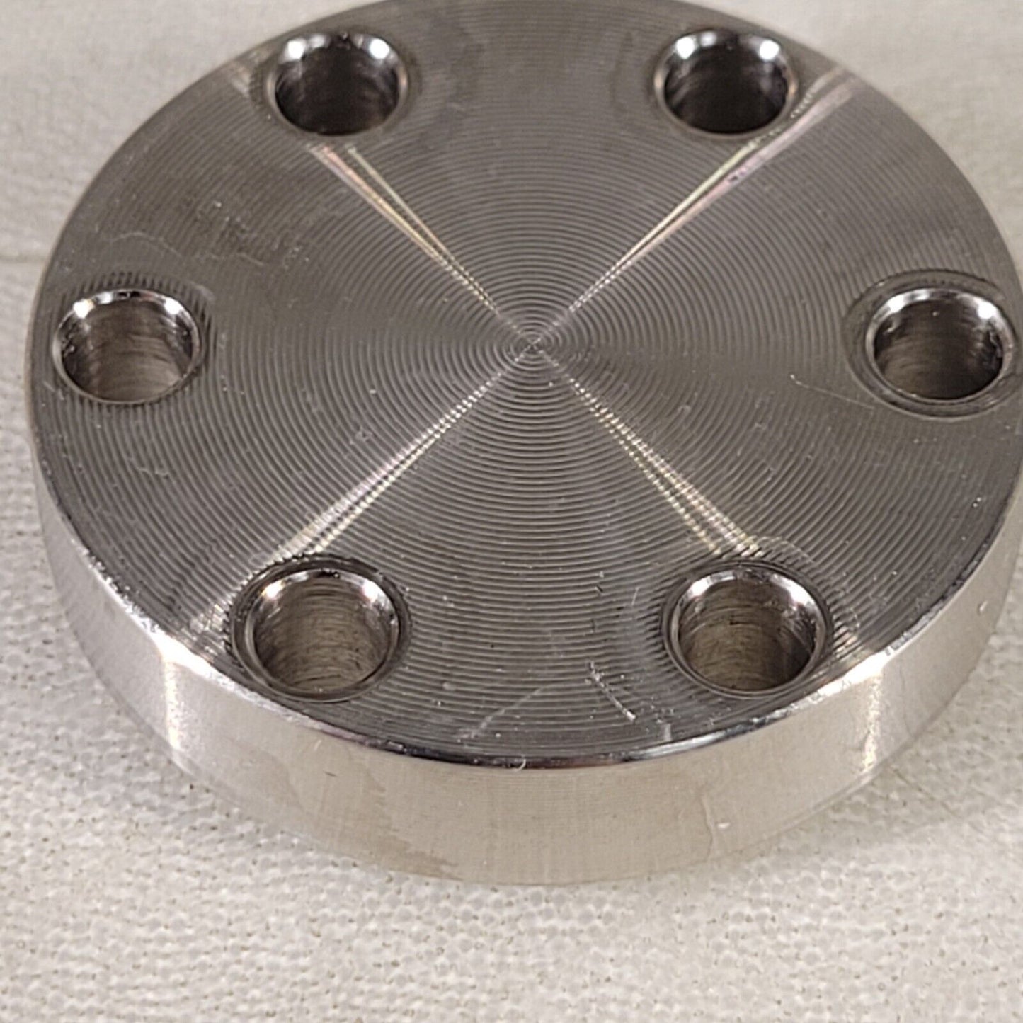 MDC CF 1.33" DN16CF Conflat Blank Flange High Vacuum SS Knife Edge Good
