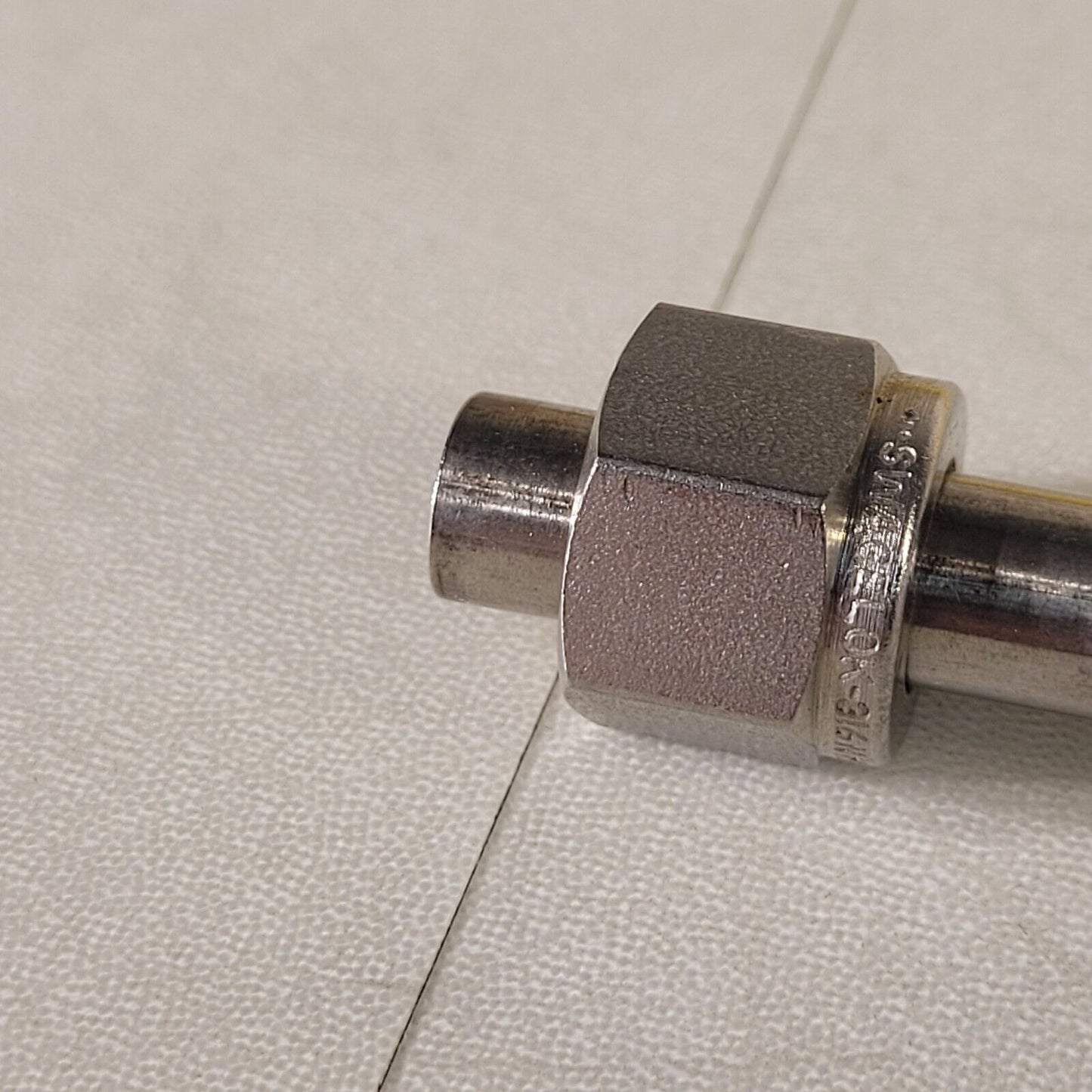 3/8" Swagelok Male-to-Male Adapter Nipple Connector Stainless Steel 3" Length