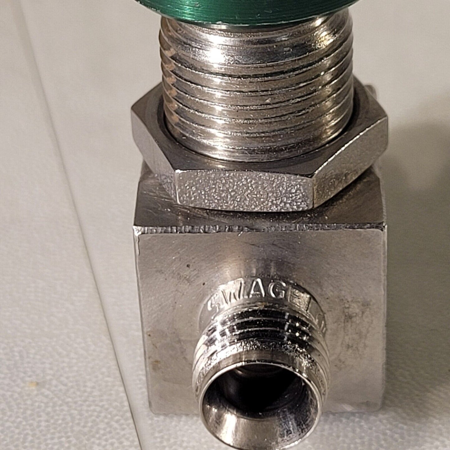 Nupro SS-4H Manual Needle Valve 1/4" Swagelok Connections Stainless Steel Female