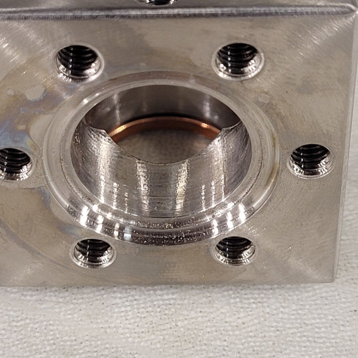 MDC Conflat UHV 6-Way Cube 1.33" CF Ultra High Vacuum Chamber 304SS DN16CF
