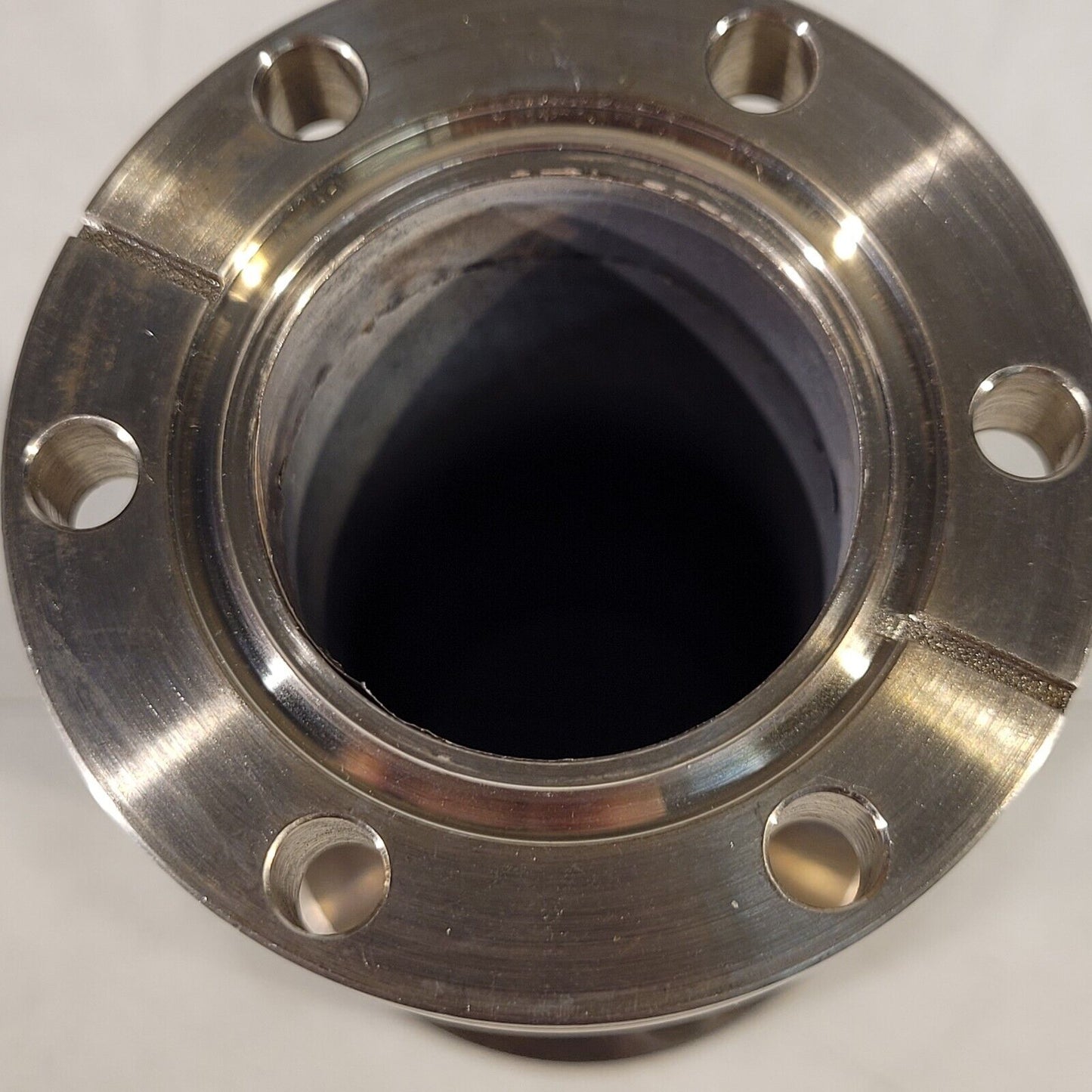 2.75" CF Conflat DN35CF Nipple High Vacuum 5" Length 1x Rotatable 1x Fixed Thru
