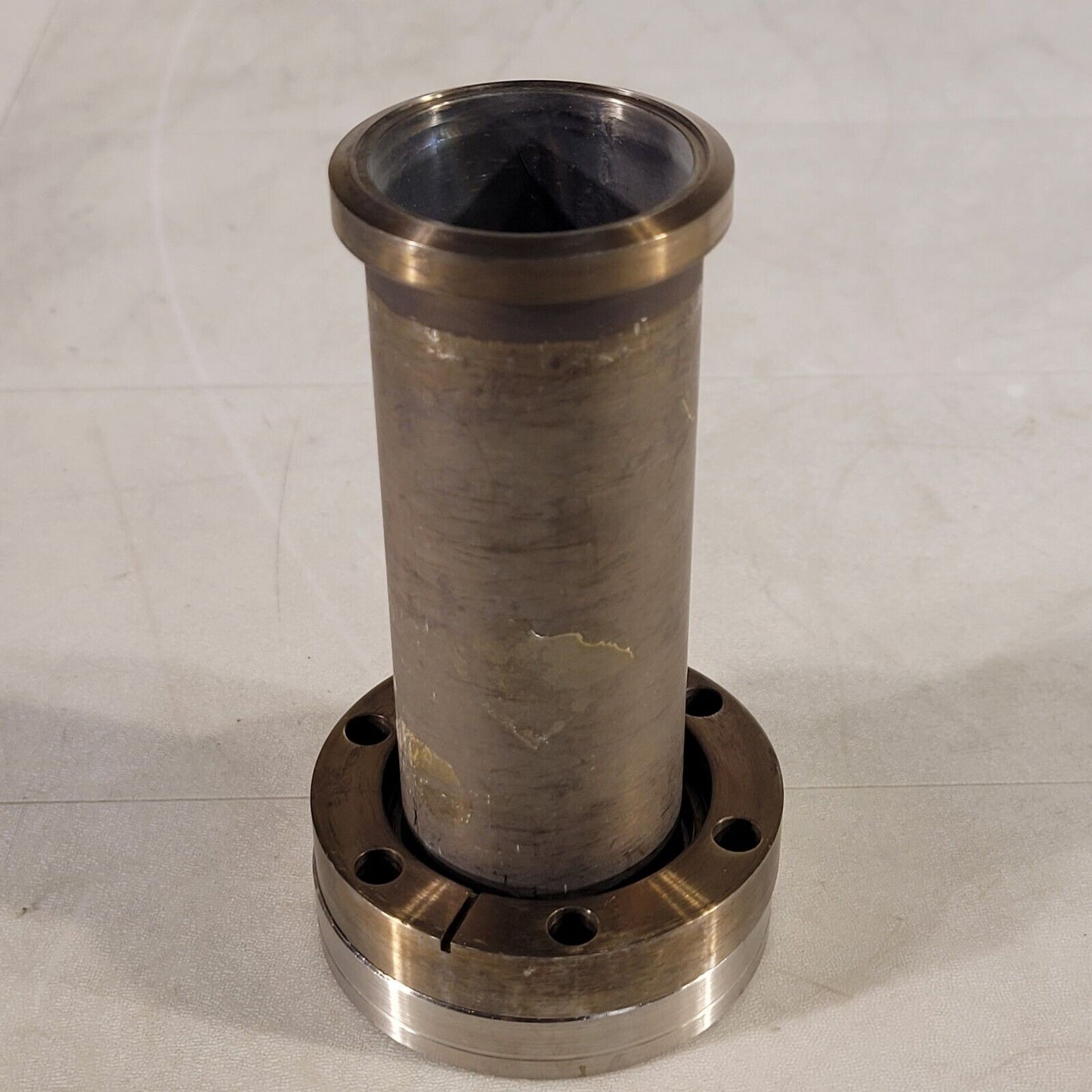 2.75" CF Conflat DN35CF Nipple High Vacuum 5" Length 1x Rotatable 1x Fixed Thru