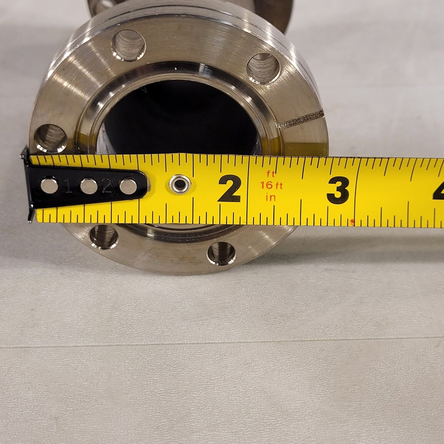 2.75" CF Conflat DN35CF Nipple High Vacuum 5" Length 1x Rotatable 1x Fixed Thru