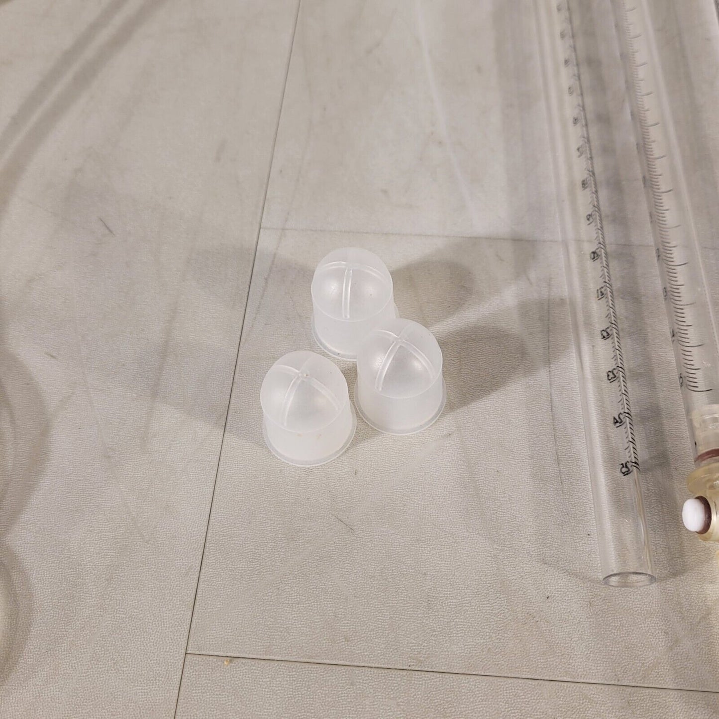 Thermo Scientific 3640-0025 Lot of 5, Used Break-Resistant Self-Zeroing Burets