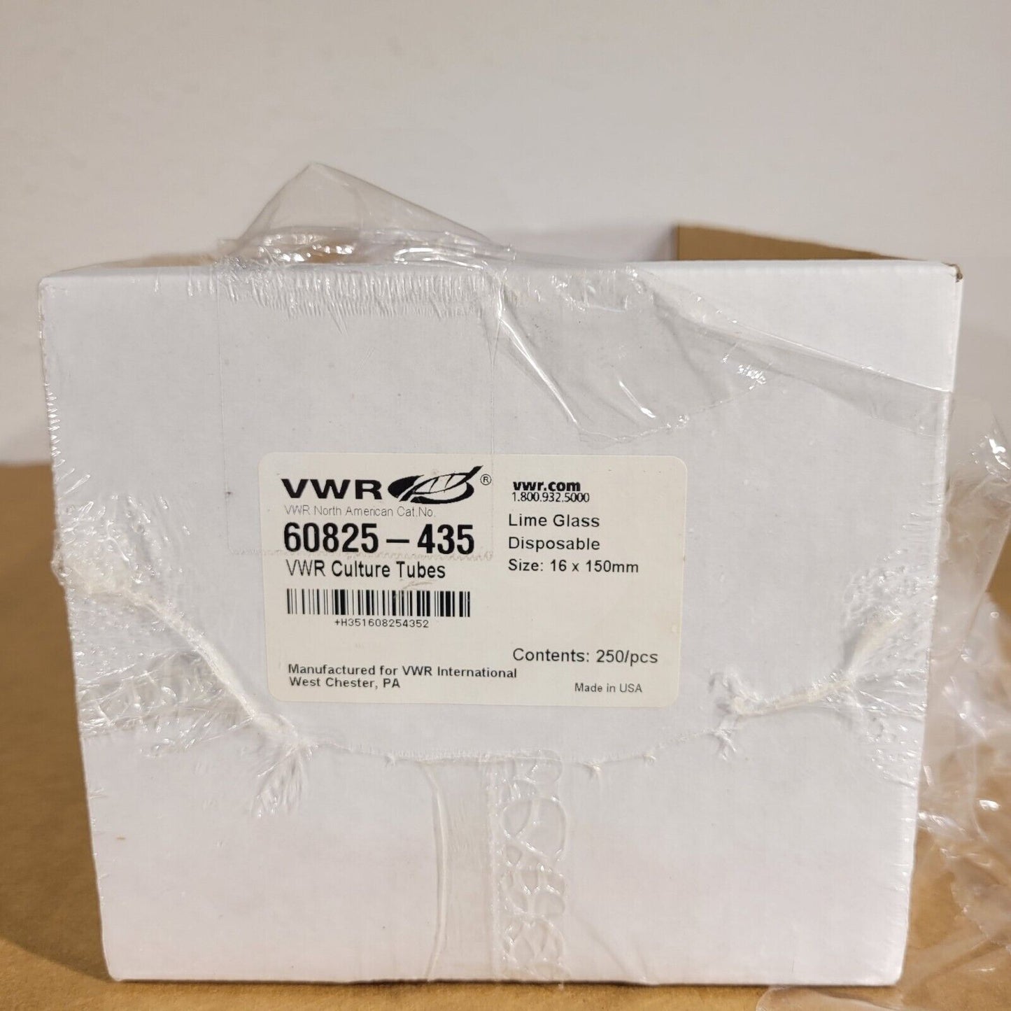 VWR 60825-435 Culture Tubes 16×150mm Approximately 150 Tubes Disposable