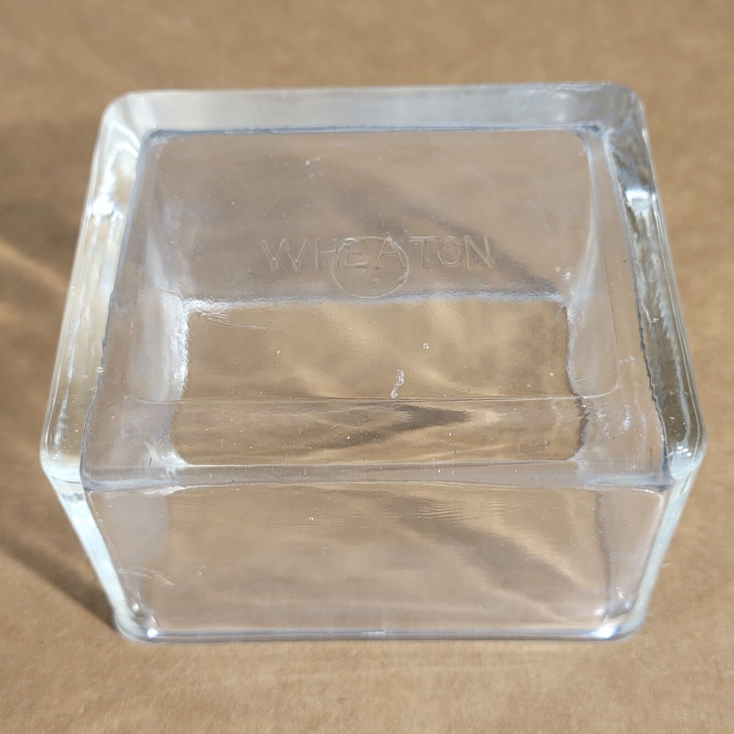 Wheaton Rectangular Glass Staining Dish 105mm × 85mm × 70mm Weaton Lab Glassware