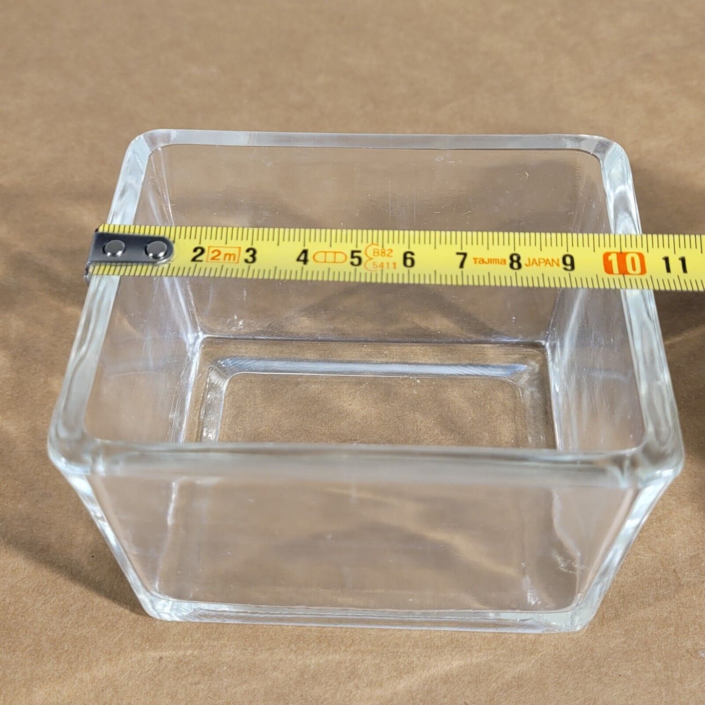 Wheaton Rectangular Glass Staining Dish 105mm × 85mm × 70mm Weaton Lab Glassware