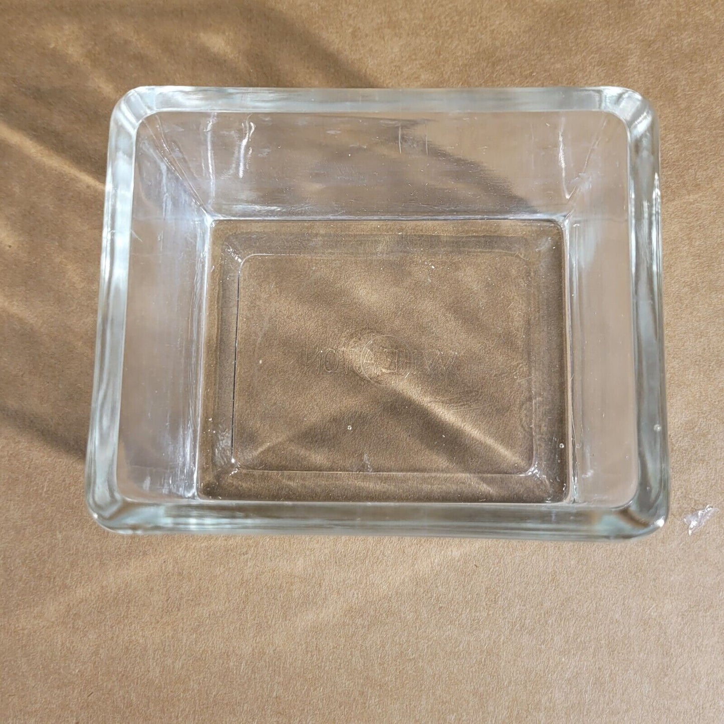 Wheaton Rectangular Glass Staining Dish 105mm × 85mm × 70mm Weaton Lab Glassware