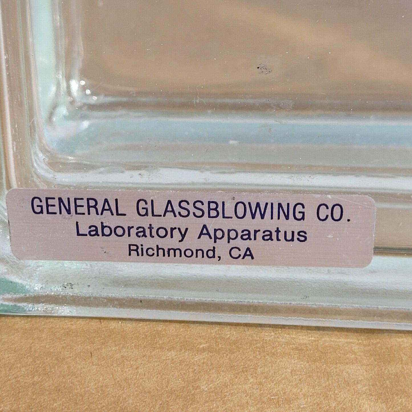 General Glassblowing Laboratory Apparatus Chromatotank Glassware 12"x 11"x 4"
