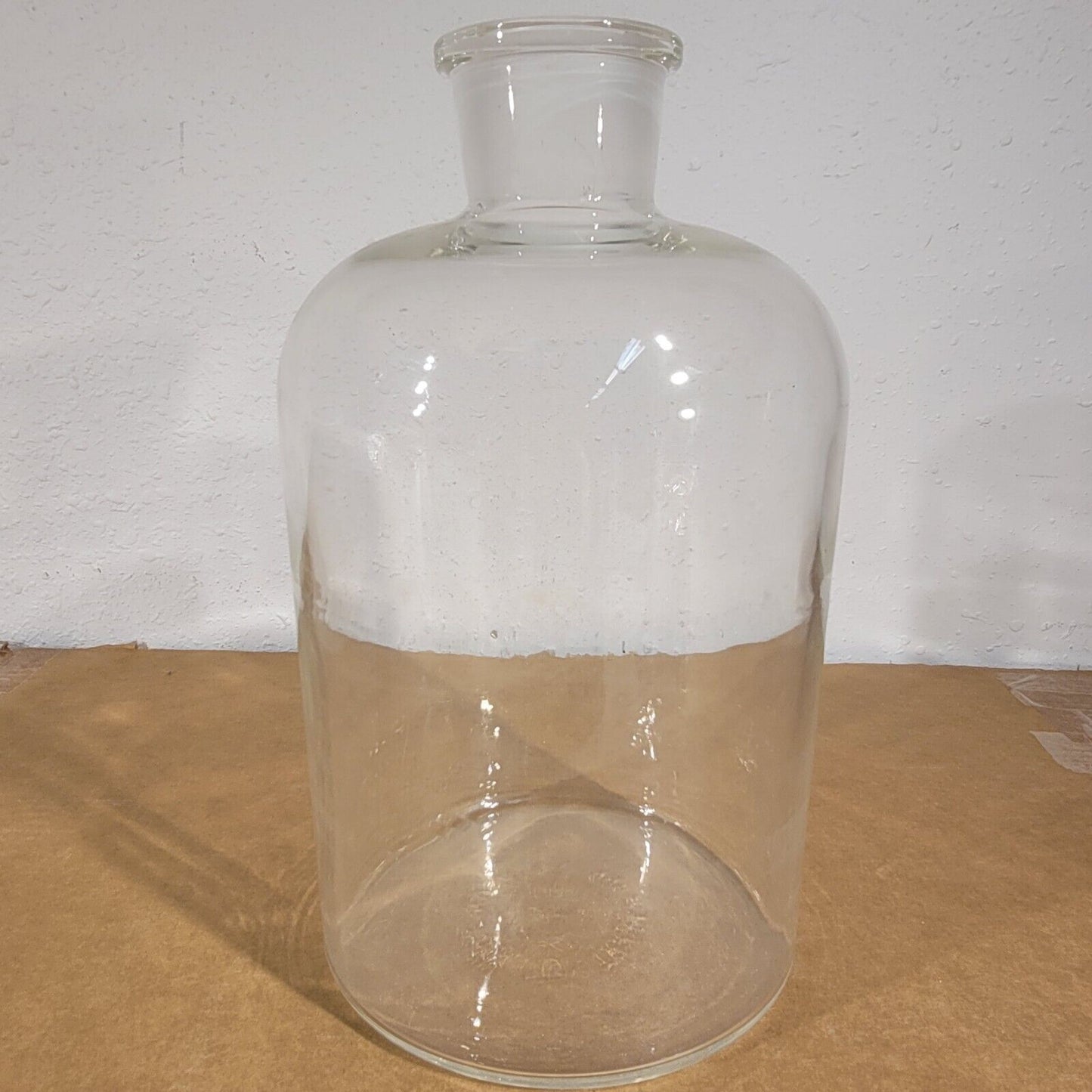 Pyrex Large Glass Bottle Thick Walled Laboratory Glassware Lab Vessel
