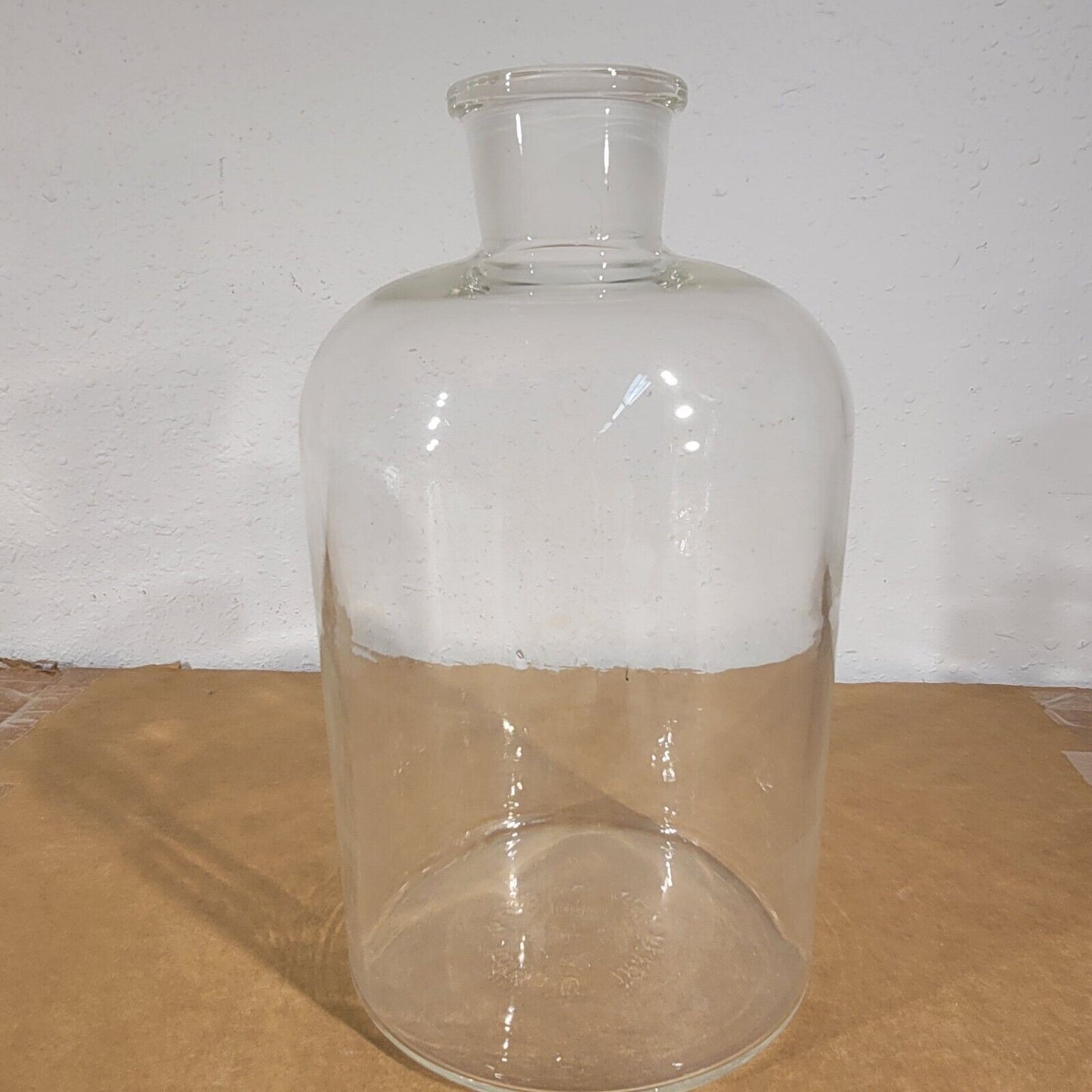 Pyrex Large Glass Bottle Thick Walled Laboratory Glassware Lab Vessel