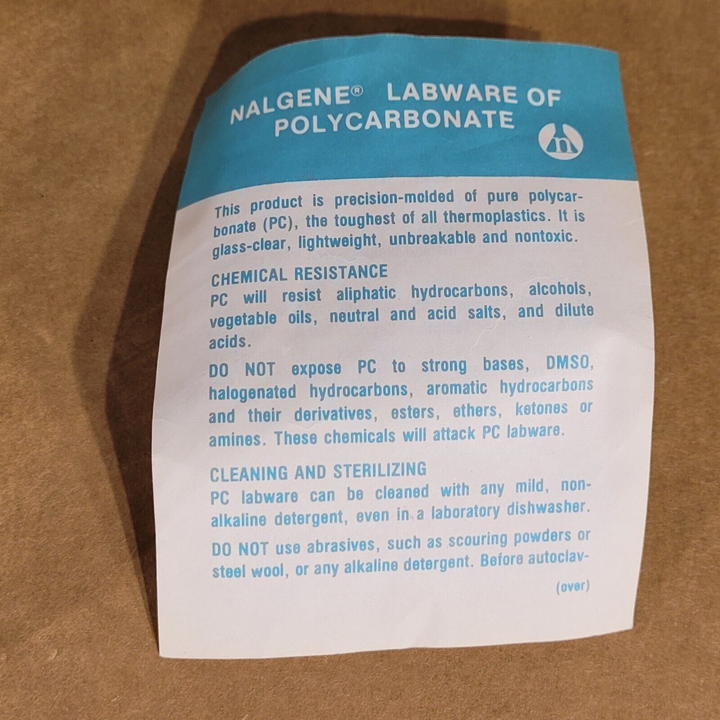 Lot Of 10 Nalgene 4103-0125 Erlenmeyer Flask 125ml Graduate PC Plastic