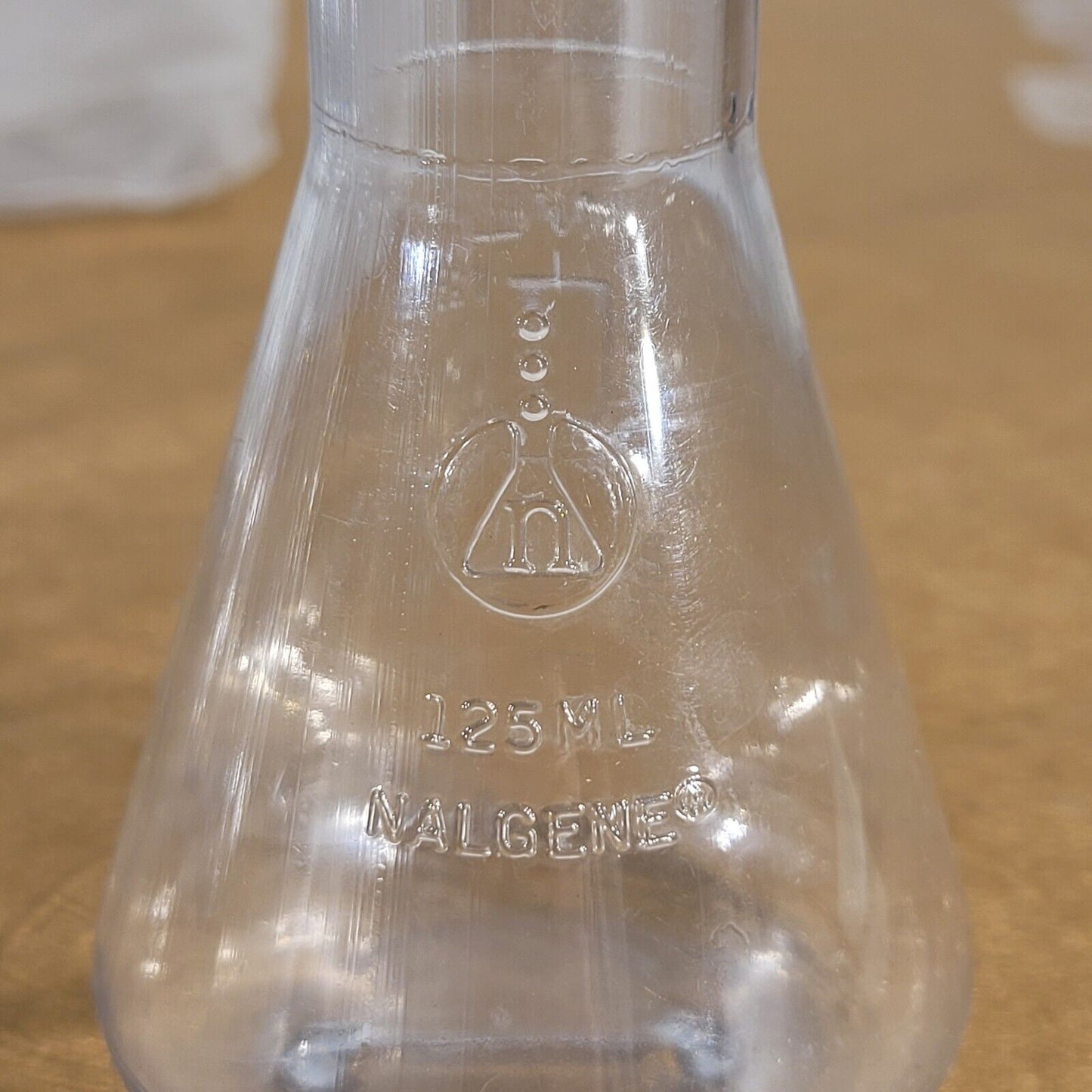 Lot Of 10 Nalgene 4103-0125 Erlenmeyer Flask 125ml Graduate PC Plastic