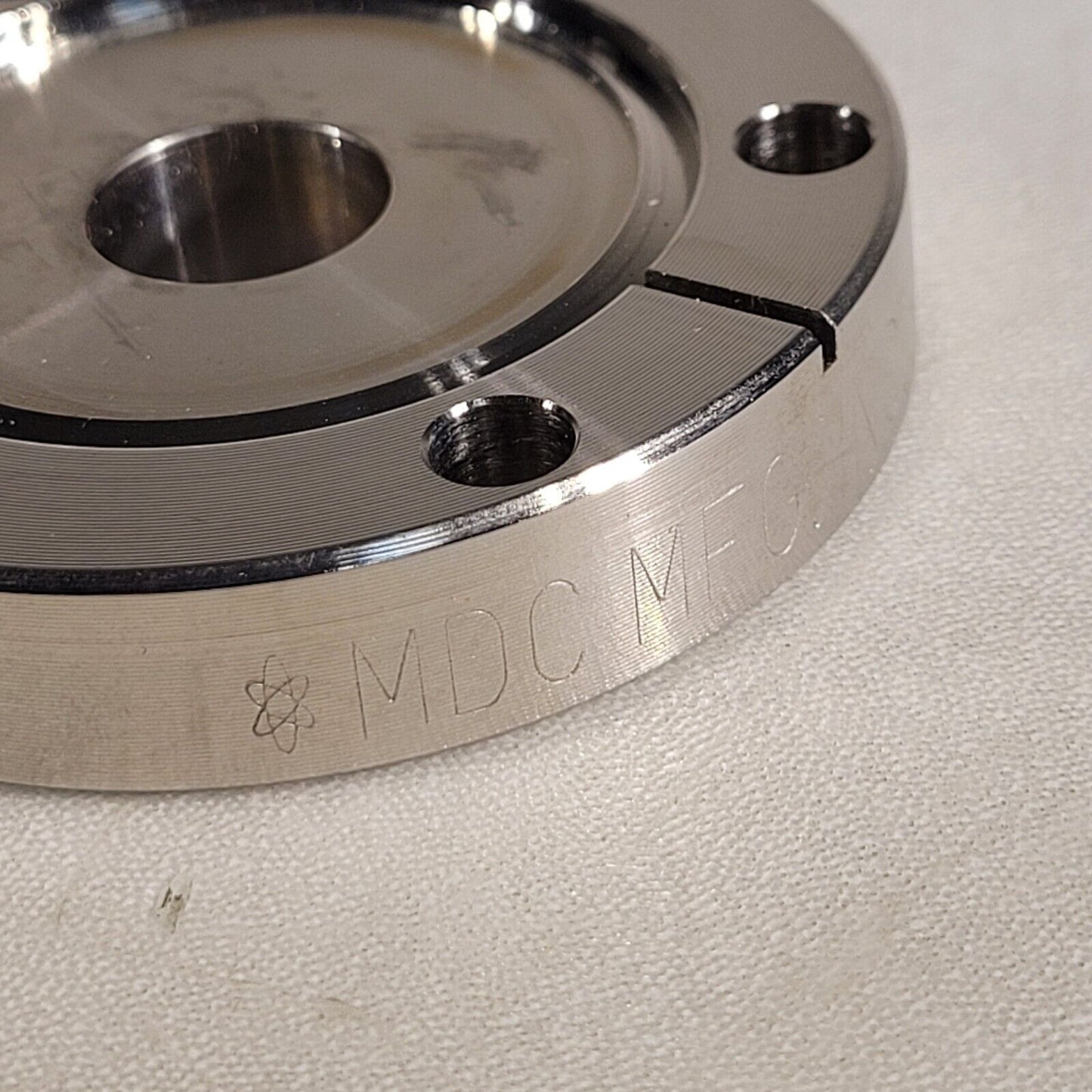 MDC 2.75" DN35CF Conflat To 1.33" CF DN16CF Zero Length Adapter High Vacuum