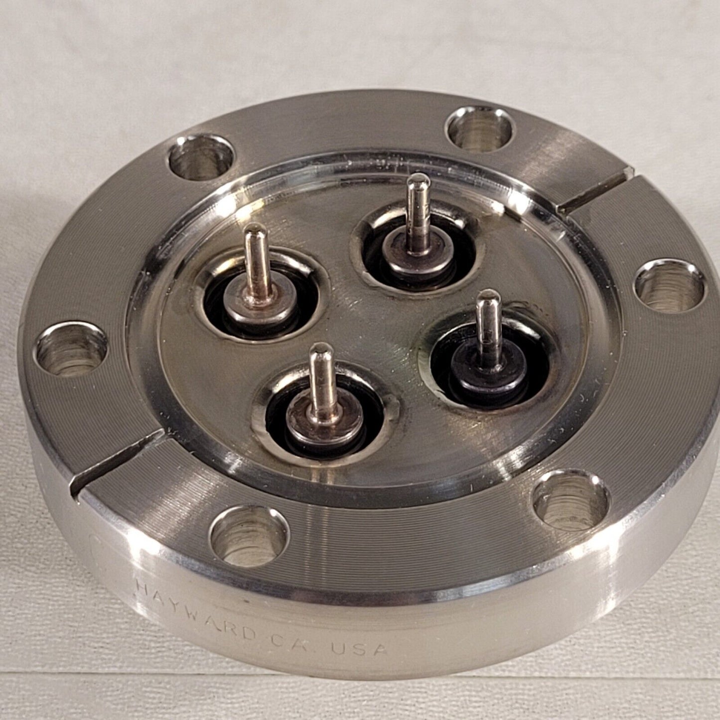 MDC 2.75" CF Conflat BNC Feedthrough Blank DN35CF High Vacuum 4x BNC Ports