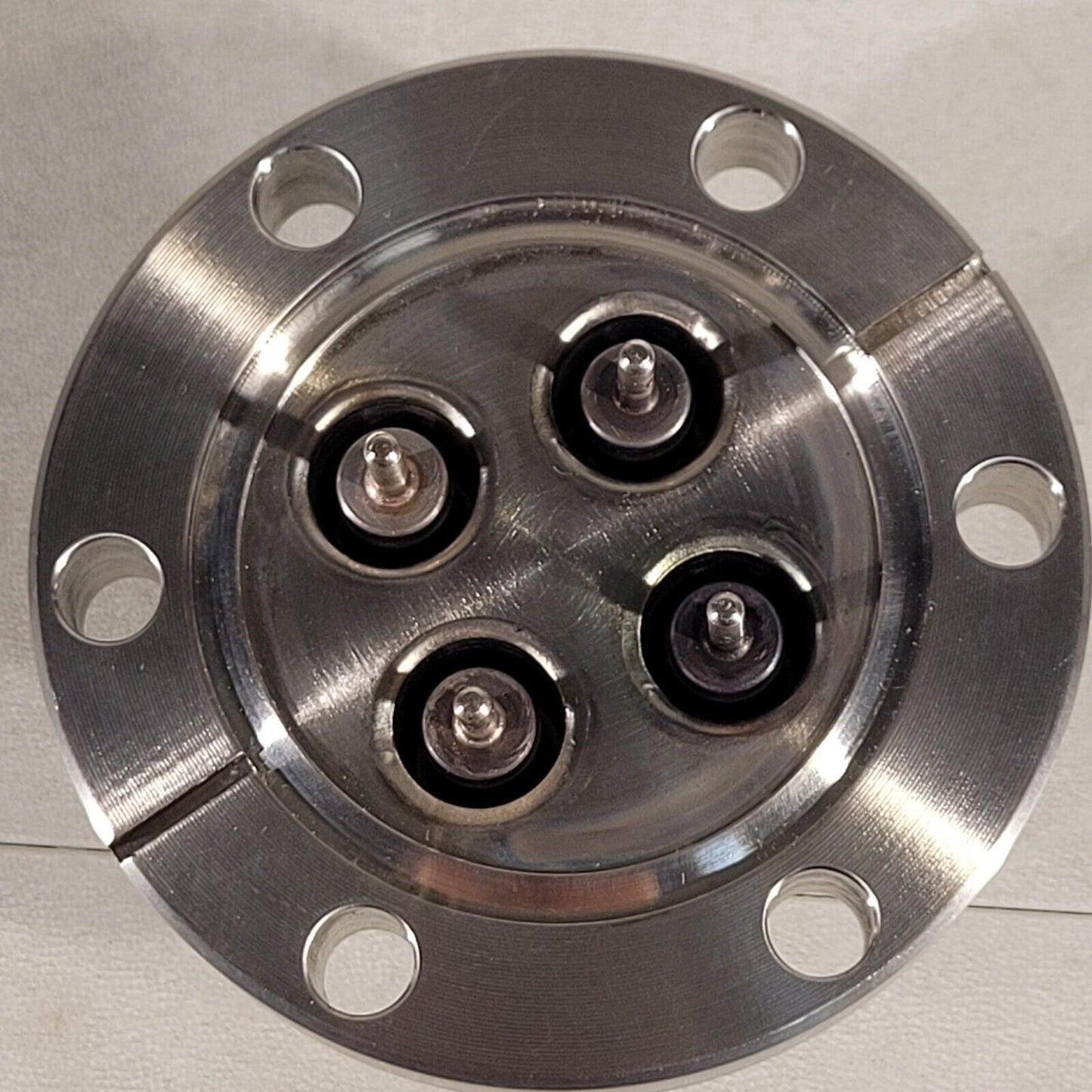 MDC 2.75" CF Conflat BNC Feedthrough Blank DN35CF High Vacuum 4x BNC Ports