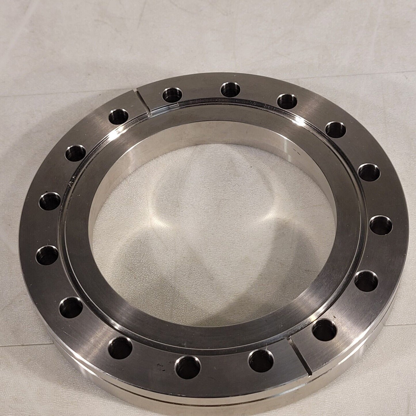 6" DN100CF Conflat Bored Weld Flange 4" Bore High Vacuum Stainless Steel