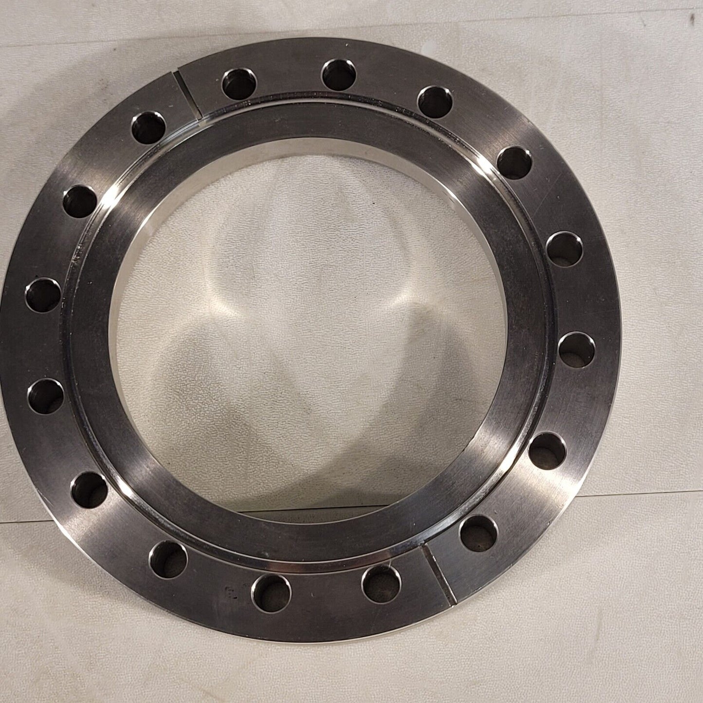 6" DN100CF Conflat Bored Weld Flange 4" Bore High Vacuum Stainless Steel