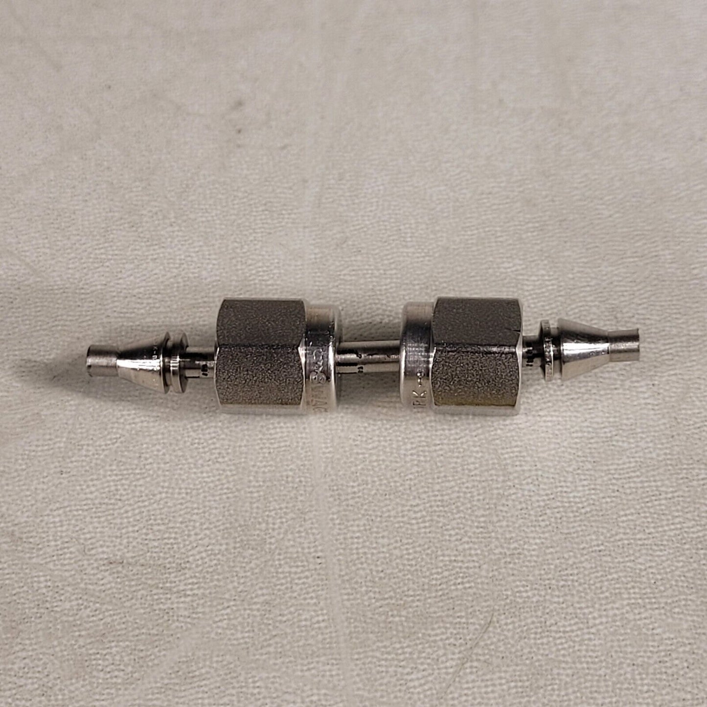 Swagelok 1/8" Tube Female to Female Adapter 2" Long Stainless Steel