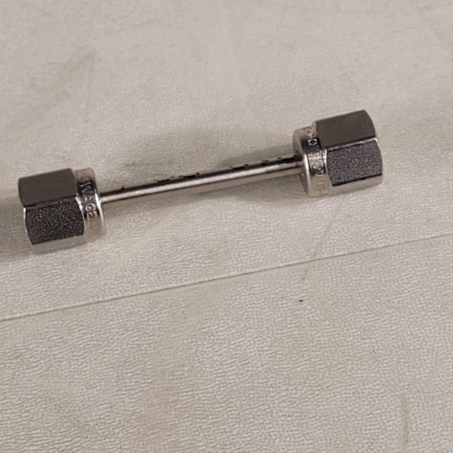 Swagelok 1/8" Tube Female to Female Adapter 2" Long Stainless Steel
