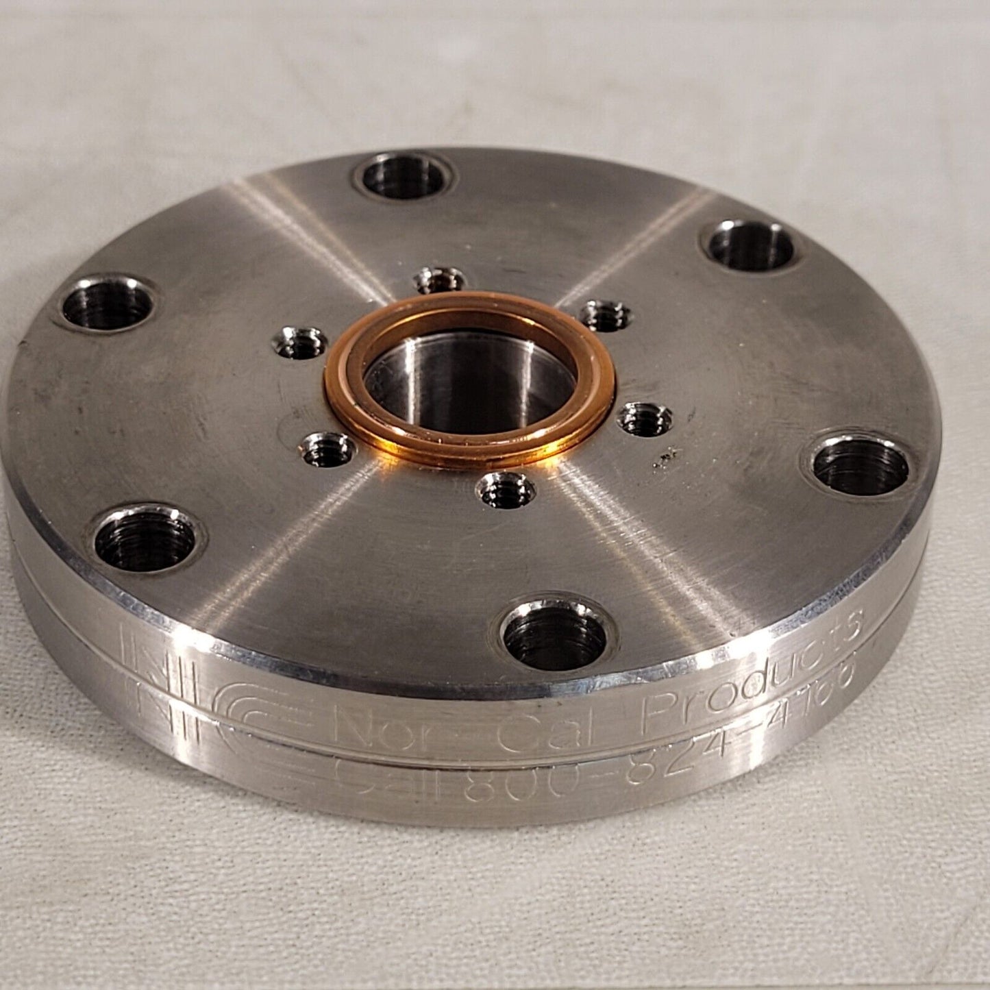 NC Nor-Cal 2.75" CF Conflat DN35CF To 1.33" DN16CF Zero Length Adapter Flange HV