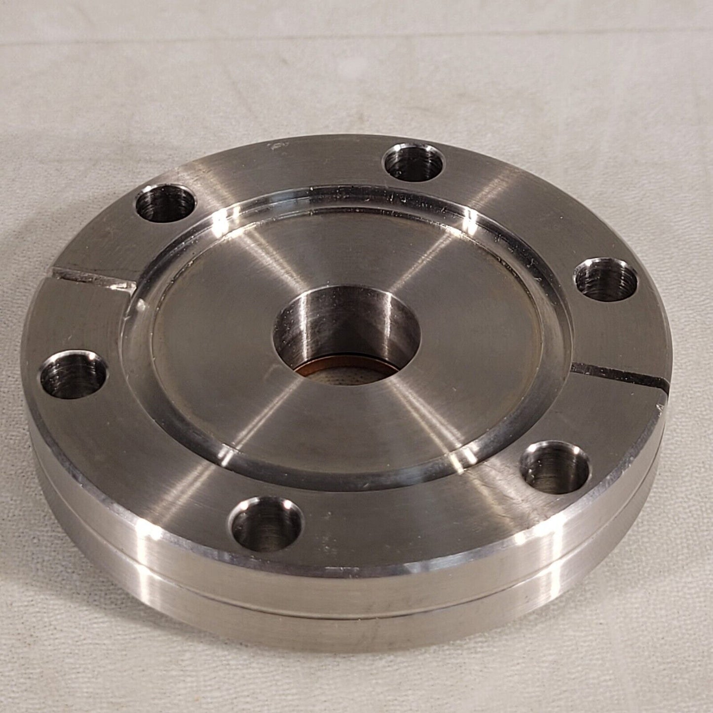 NC Nor-Cal 2.75" CF Conflat DN35CF To 1.33" DN16CF Zero Length Adapter Flange HV