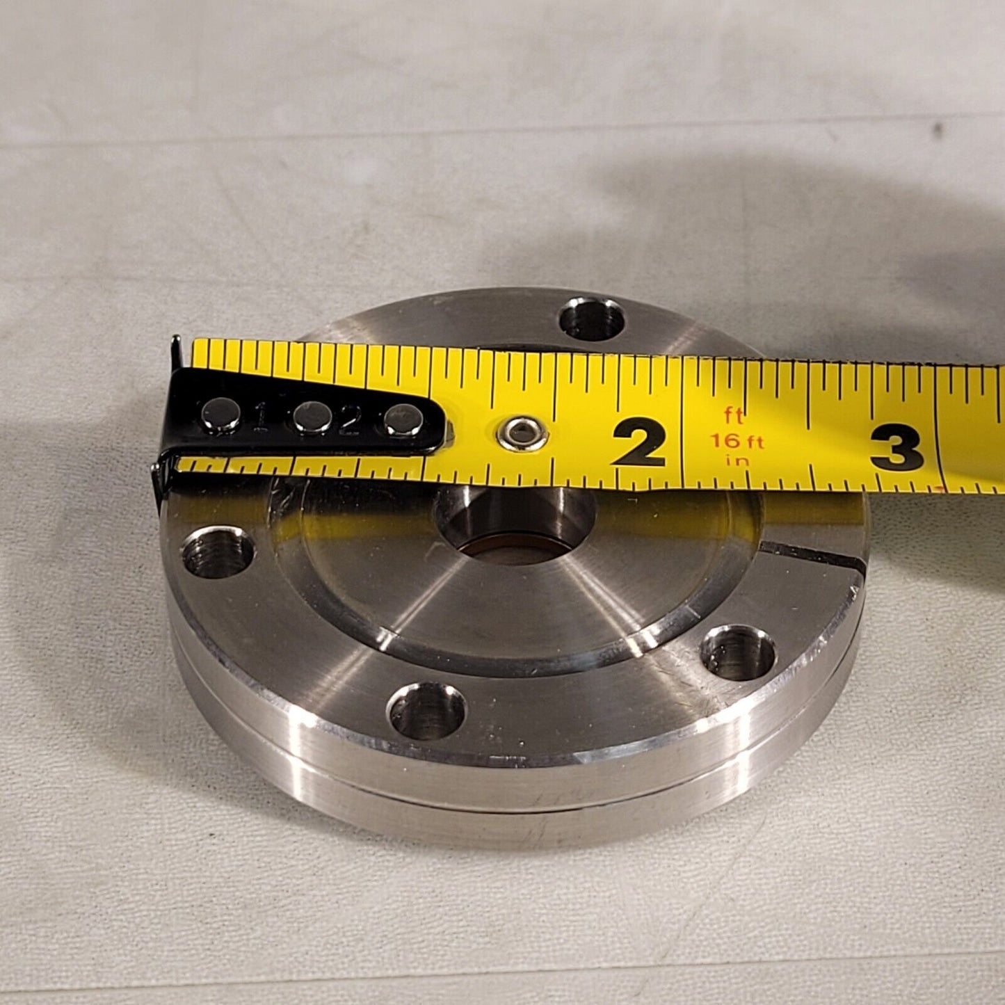 NC Nor-Cal 2.75" CF Conflat DN35CF To 1.33" DN16CF Zero Length Adapter Flange HV