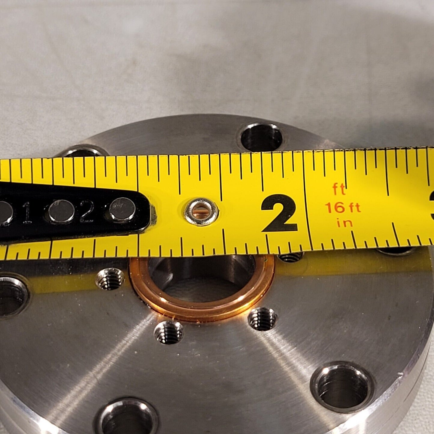 NC Nor-Cal 2.75" CF Conflat DN35CF To 1.33" DN16CF Zero Length Adapter Flange HV