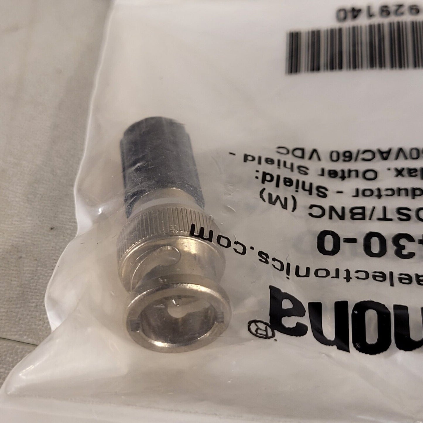 Pomoma 3430-0 Black Bind Post BNC To Banana Plug 1929140