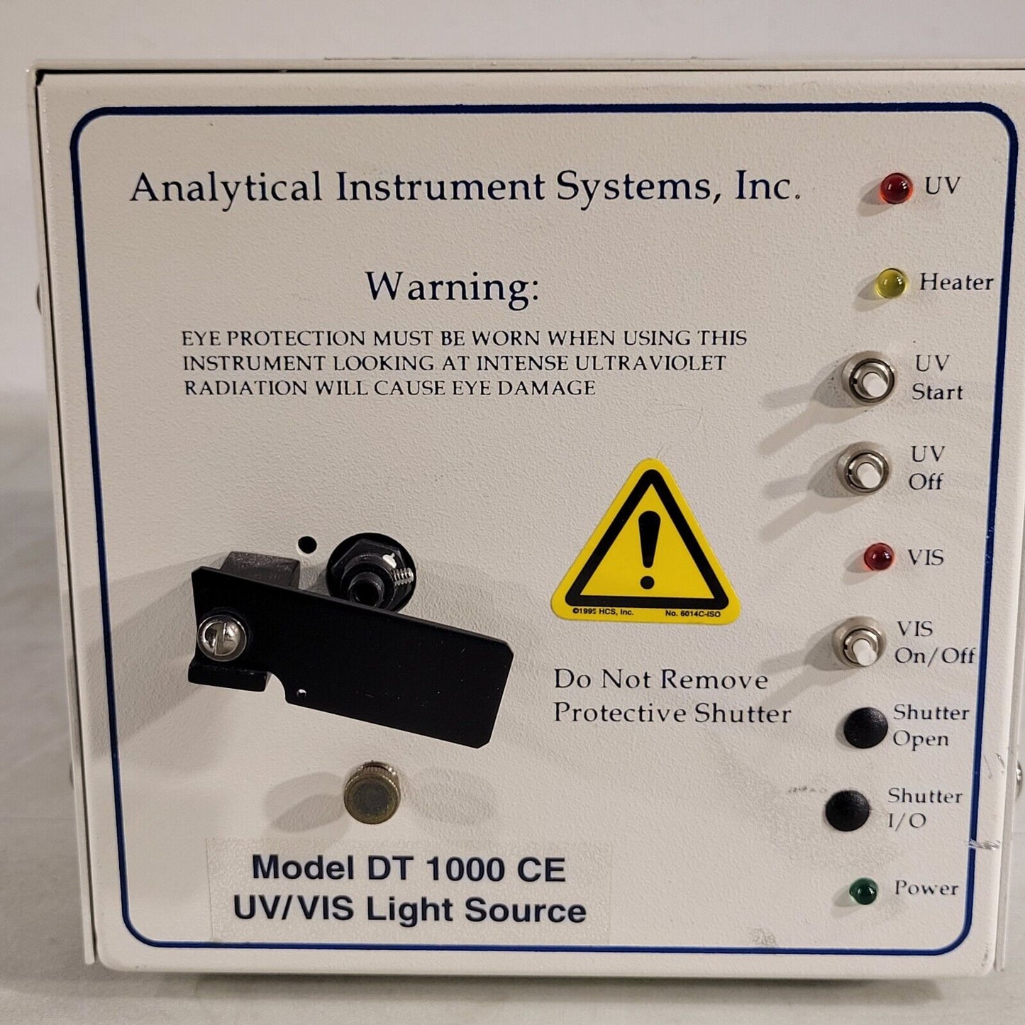 Analytical Instruments Systems DT 1000 CD UV/VIS Light Source Tested SMA905