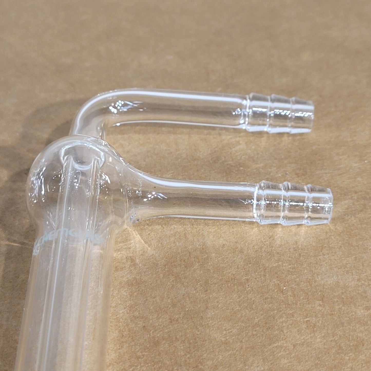 Chemglass Laboratory Chemical Bubbler 10" Glassware Schlenk Pyrex