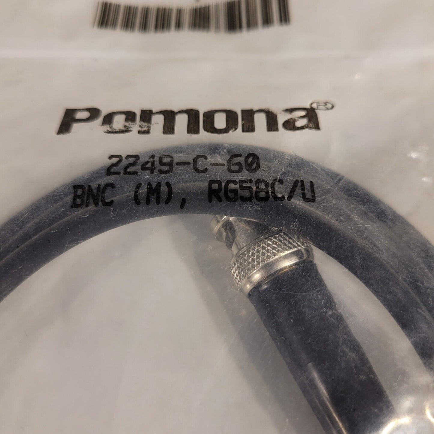 Pomoma 2249-C-120 Coaxial Cable BNC (M) TO BNC (M), RG58C/U